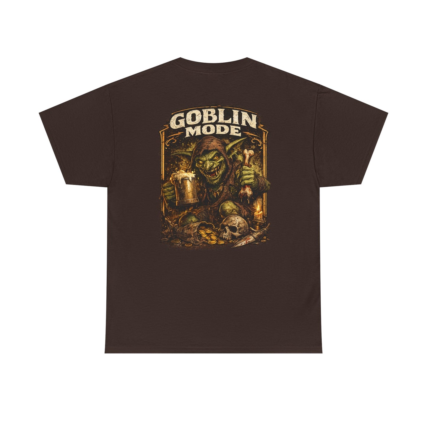 Goblin Mode Tee — Fantasy Goblin Skull Graphic T-Shirt