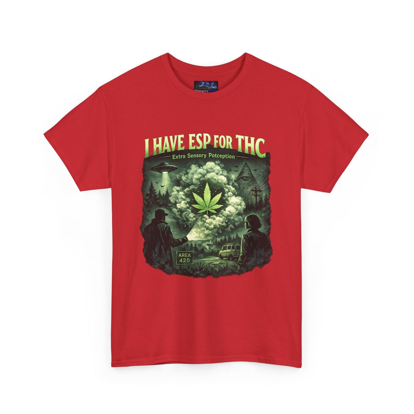Cannabis Vintage Graphic Tee – "I Have Nothing" Green Leaf Retro Shirt