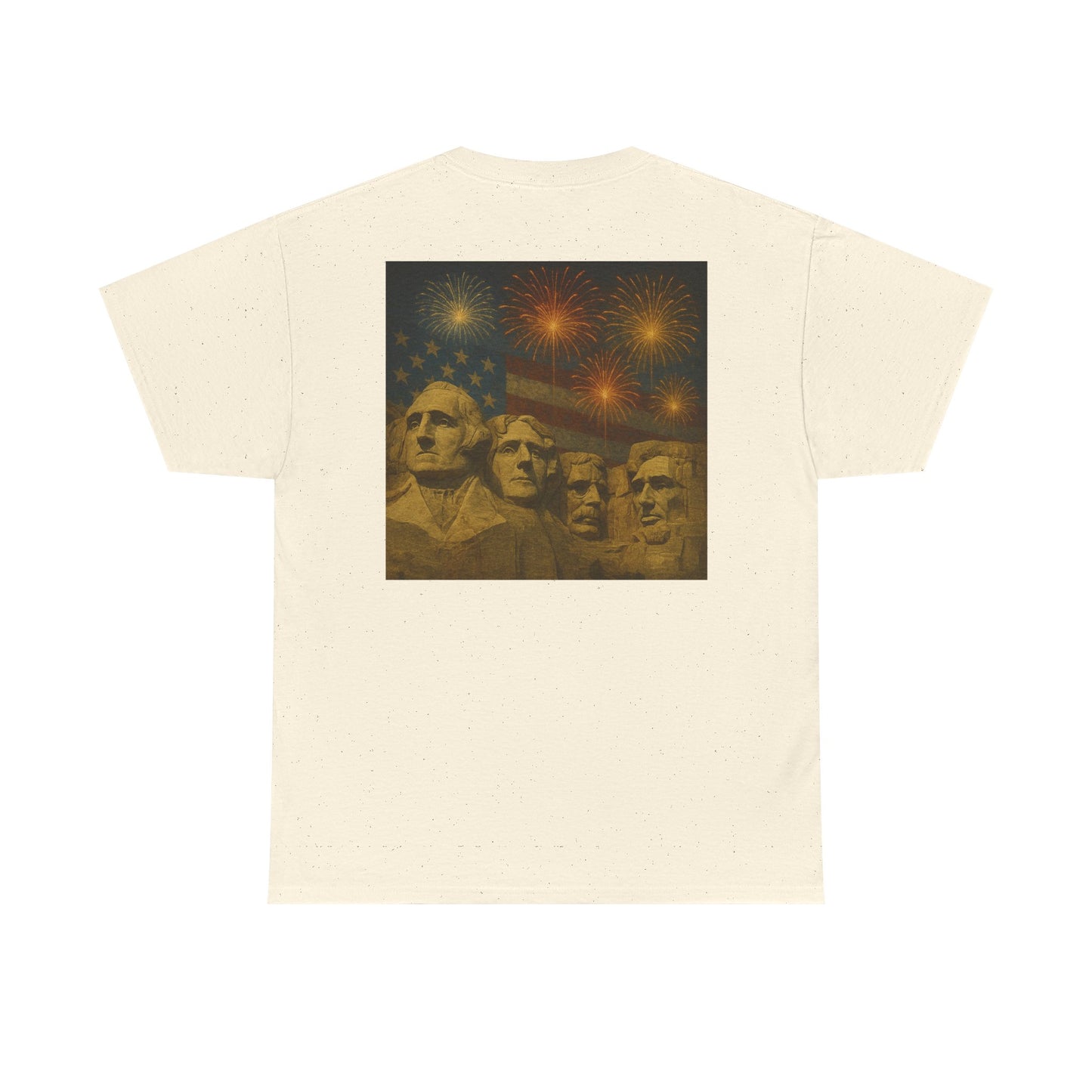 Mount Rushmore Fireworks T-Shirt – Patriotic Fourth of July Tee