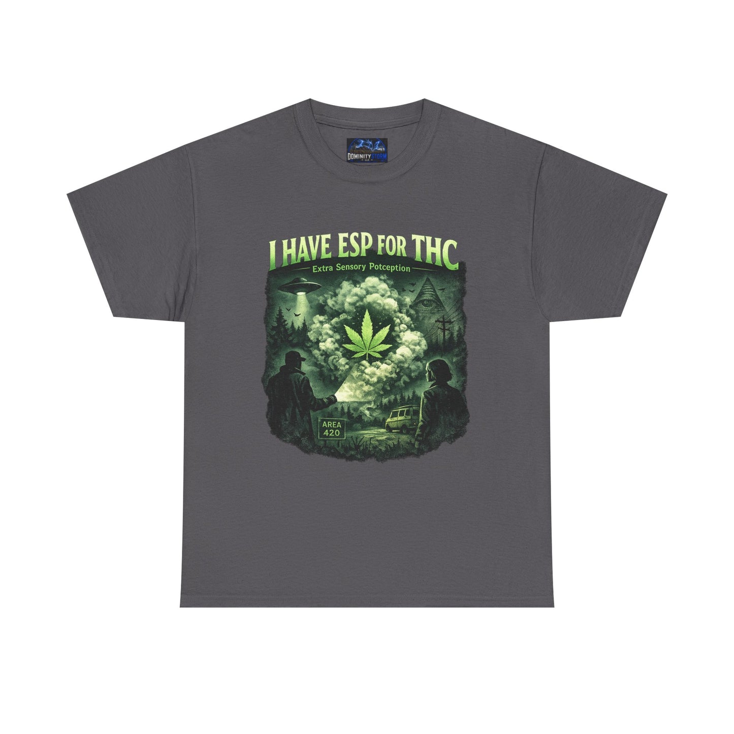 Cannabis Vintage Graphic Tee – "I Have Nothing" Green Leaf Retro Shirt