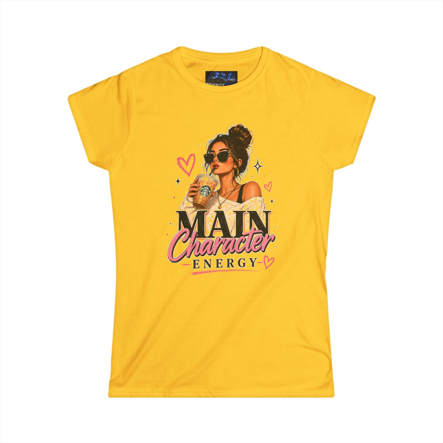 Graphic Main Character Energy Tee — Women's T-Shirt