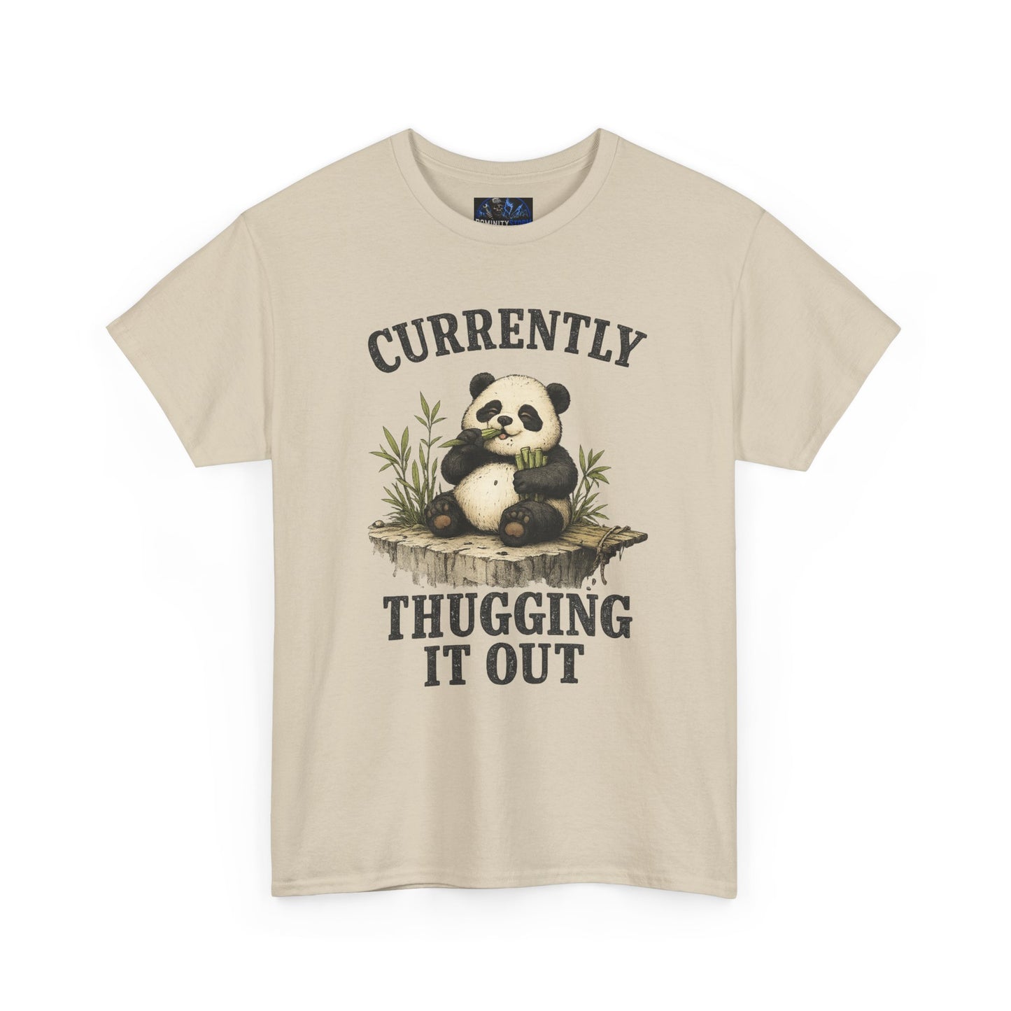 Panda "Currently Thugging It Out" T-Shirt