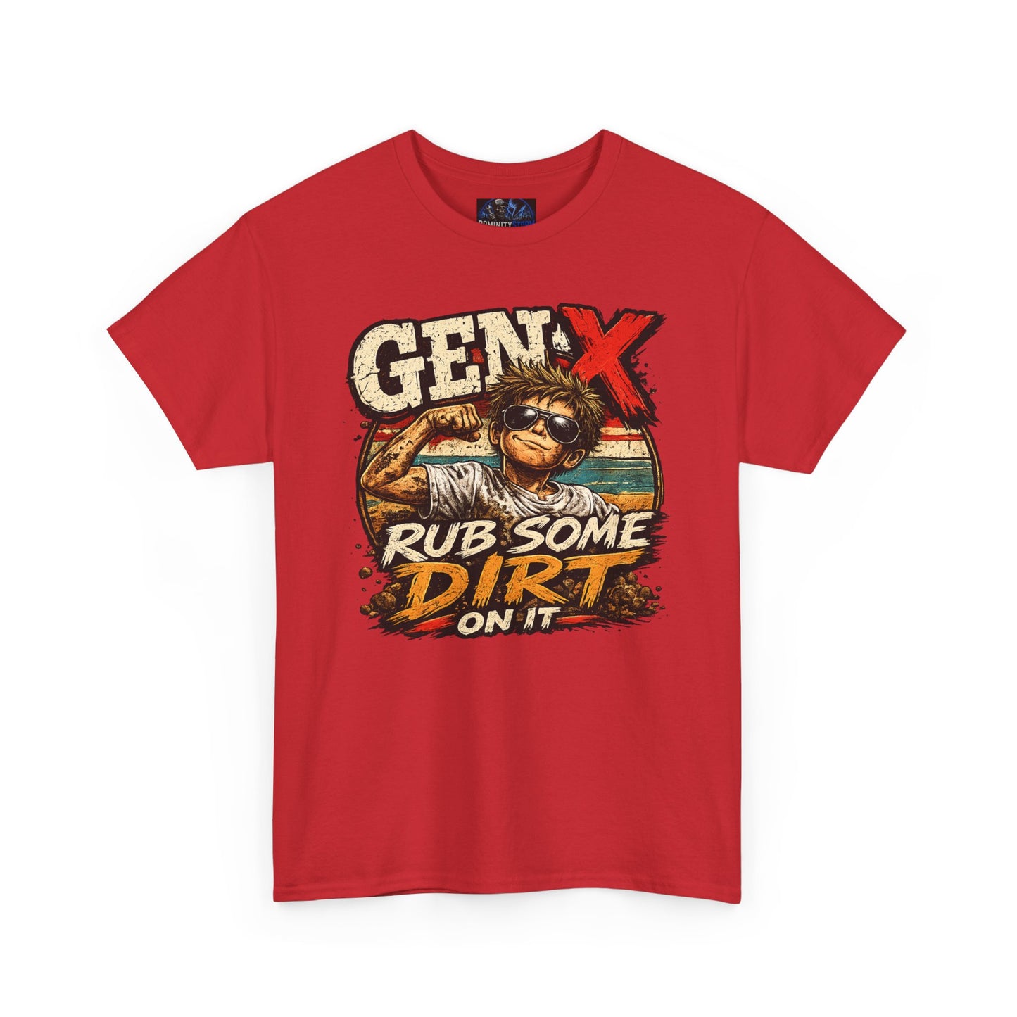 Gen X T-Shirt "Rub Some Dirt On It" — Funny Retro Mechanic Tee for Parents & DIYers
