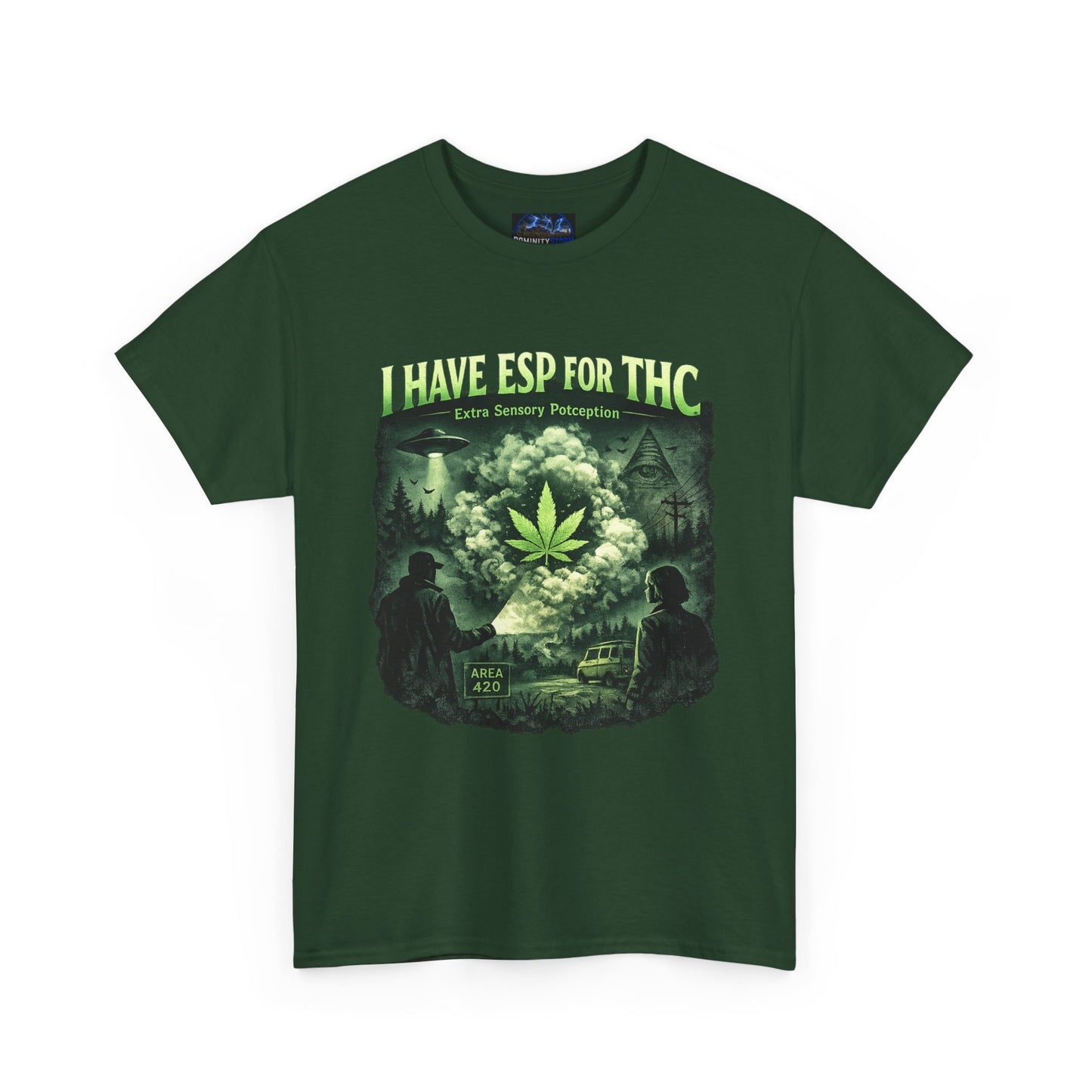 Cannabis Vintage Graphic Tee – "I Have Nothing" Green Leaf Retro Shirt