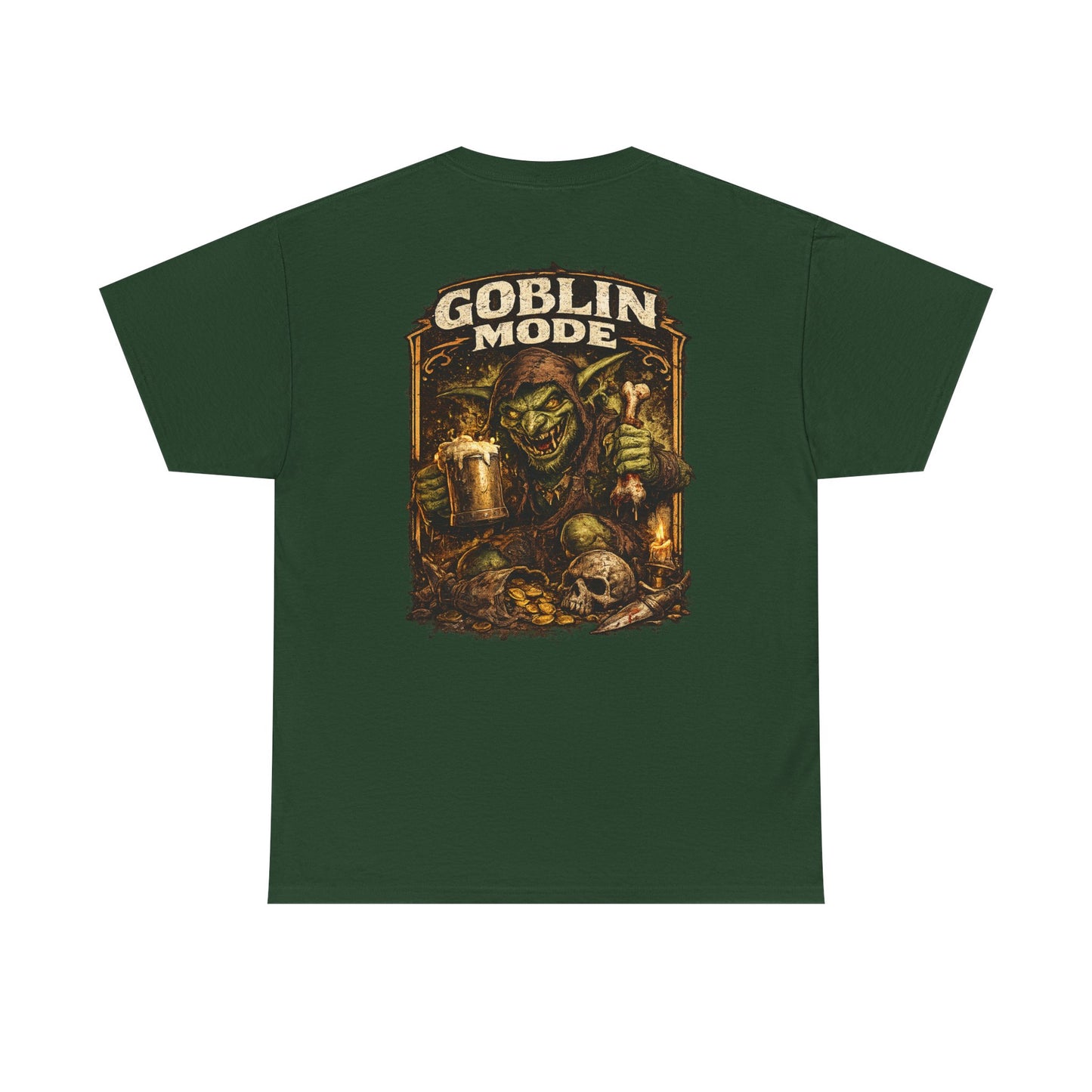 Goblin Mode Tee — Fantasy Goblin Skull Graphic T-Shirt
