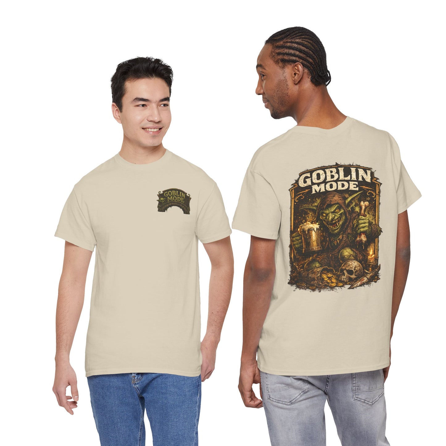 Goblin Mode Tee — Fantasy Goblin Skull Graphic T-Shirt