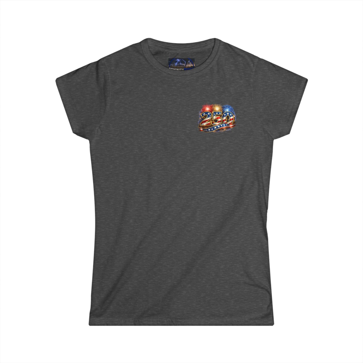 Graphic Women's Tee — Patriotic Uncle Sam Riding Bald Eagle with Fireworks