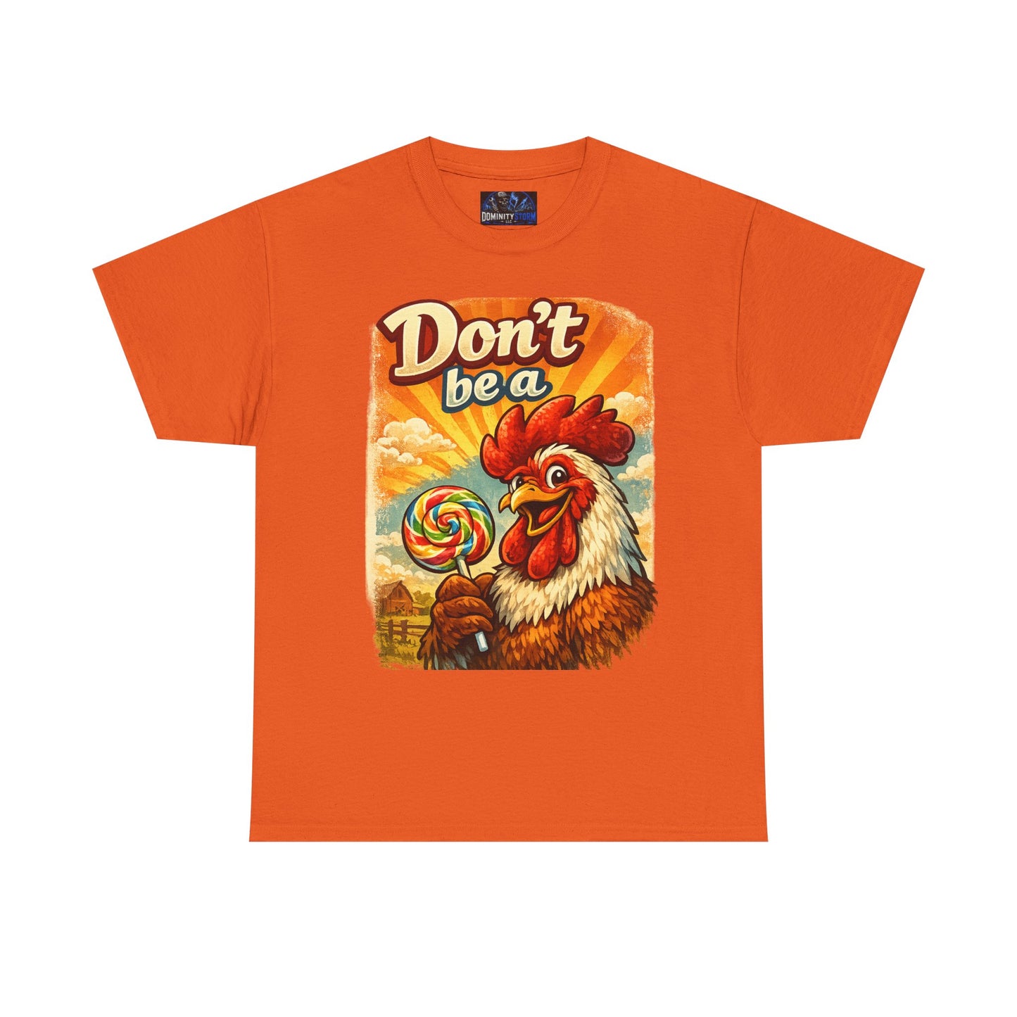 Rooster 'Don't Be a' Graphic Tee – Retro Farmyard Humor T-Shirt