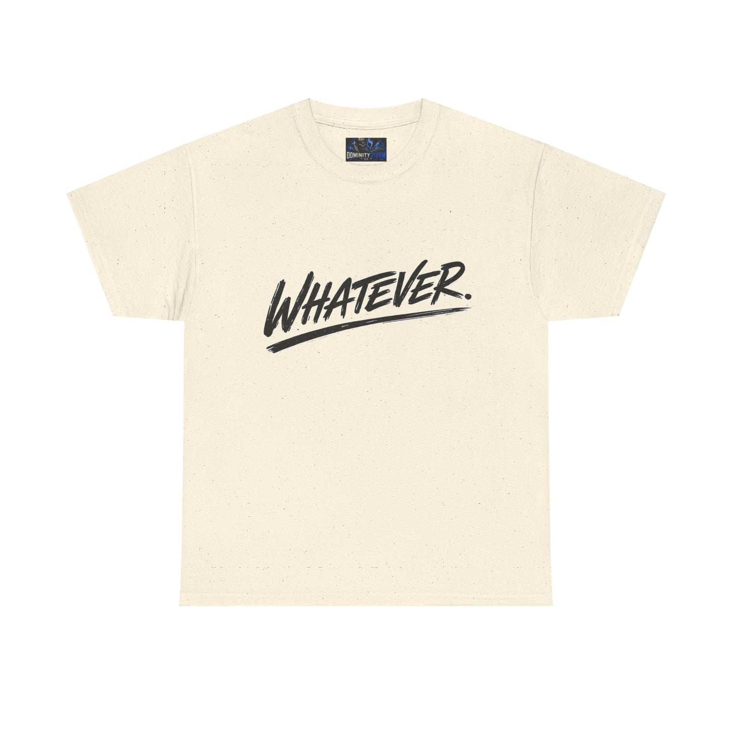 Whatever Graphic Tee — Casual Script Attitude T-Shirt