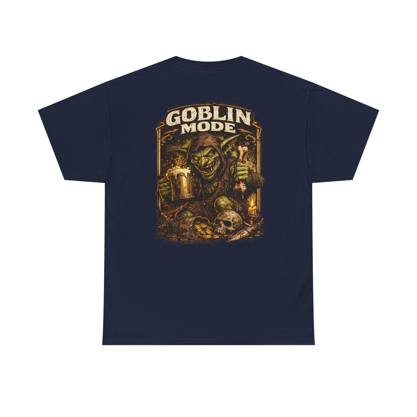 Goblin Mode Tee — Fantasy Goblin Skull Graphic T-Shirt