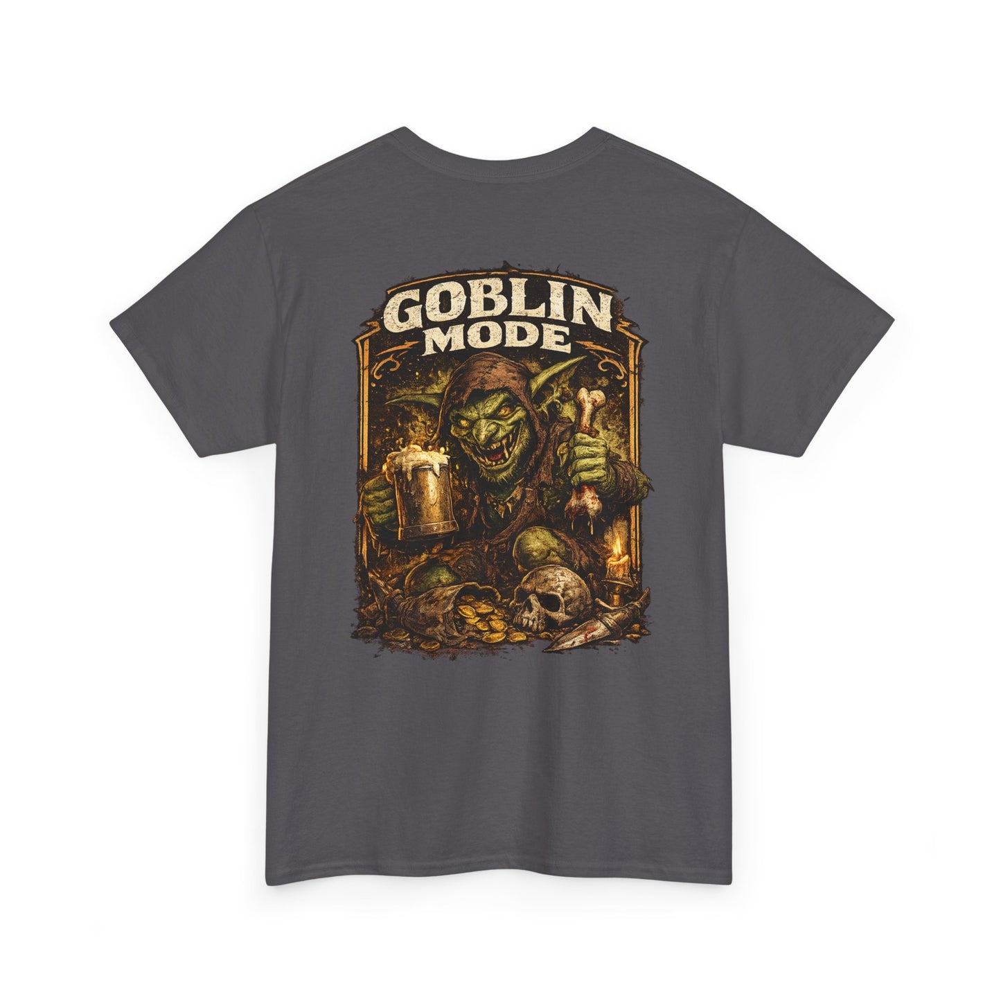 Goblin Mode Tee — Fantasy Goblin Skull Graphic T-Shirt