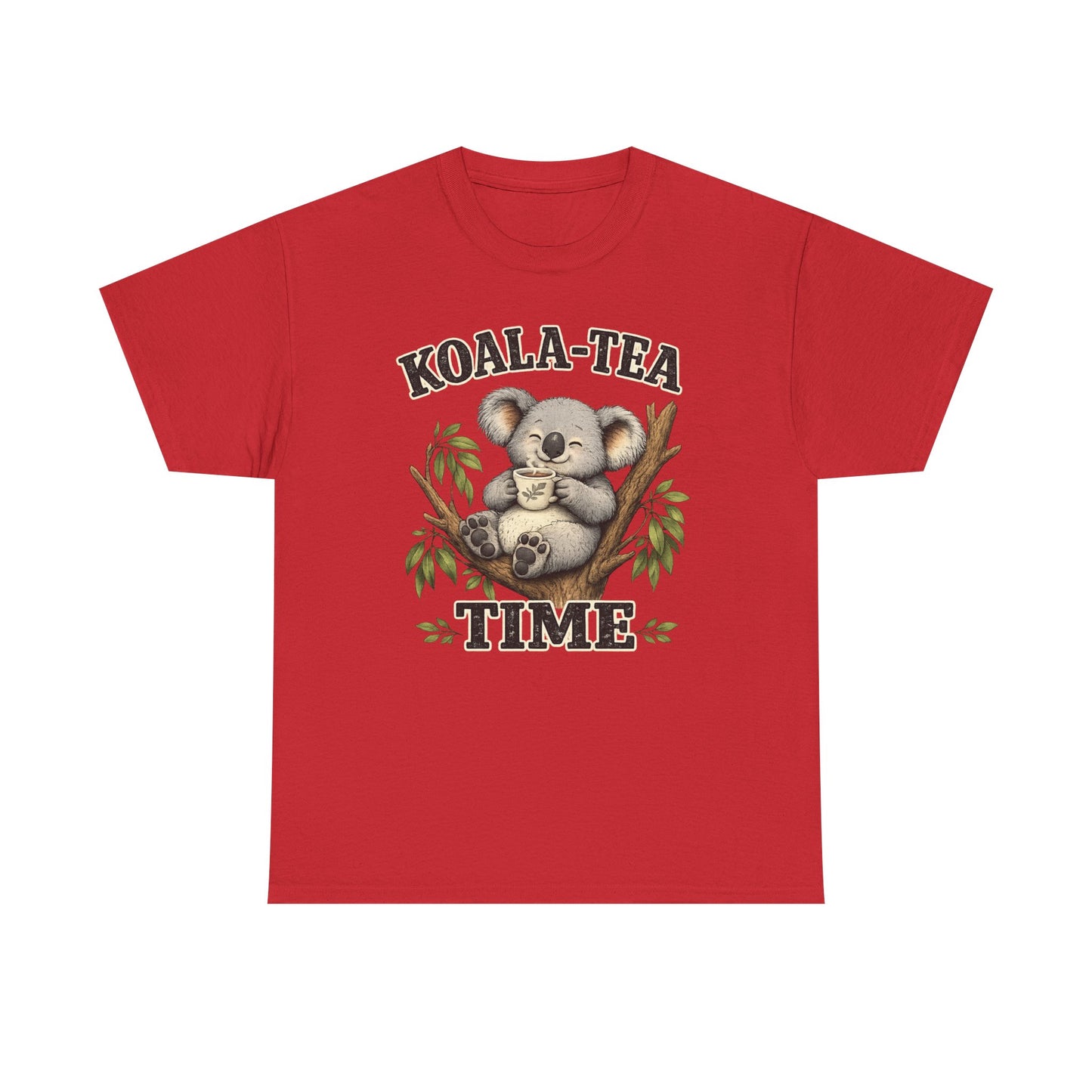 Koala-Tea Time T-Shirt — Cute Koala Tea Lovers Graphic Tee