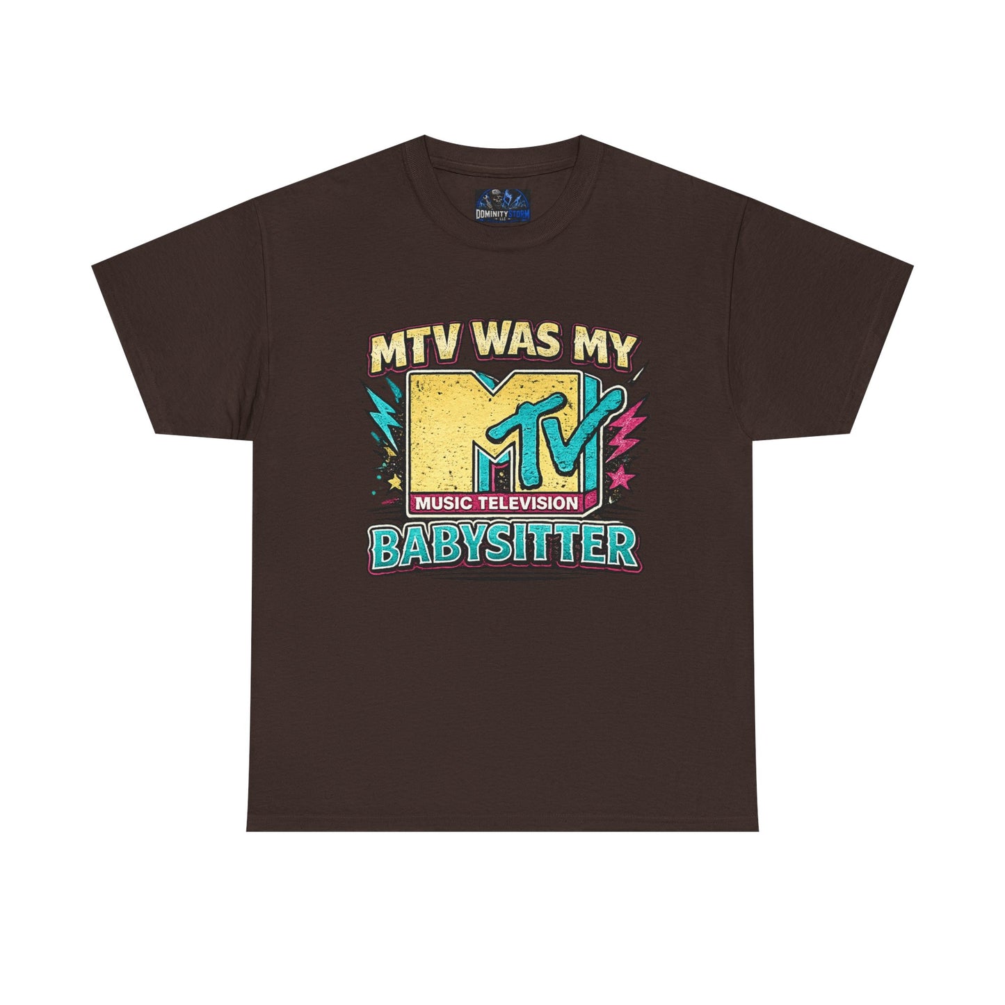 T‑Shirt — "MTV Was My Babysitter" Retro TV Music Logo Tee