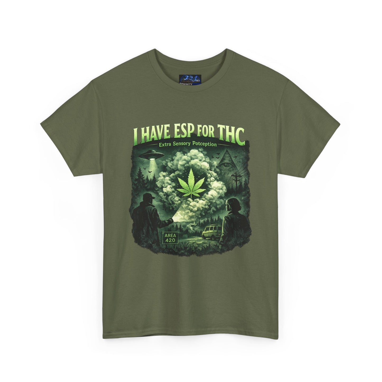 Cannabis Vintage Graphic Tee – "I Have Nothing" Green Leaf Retro Shirt