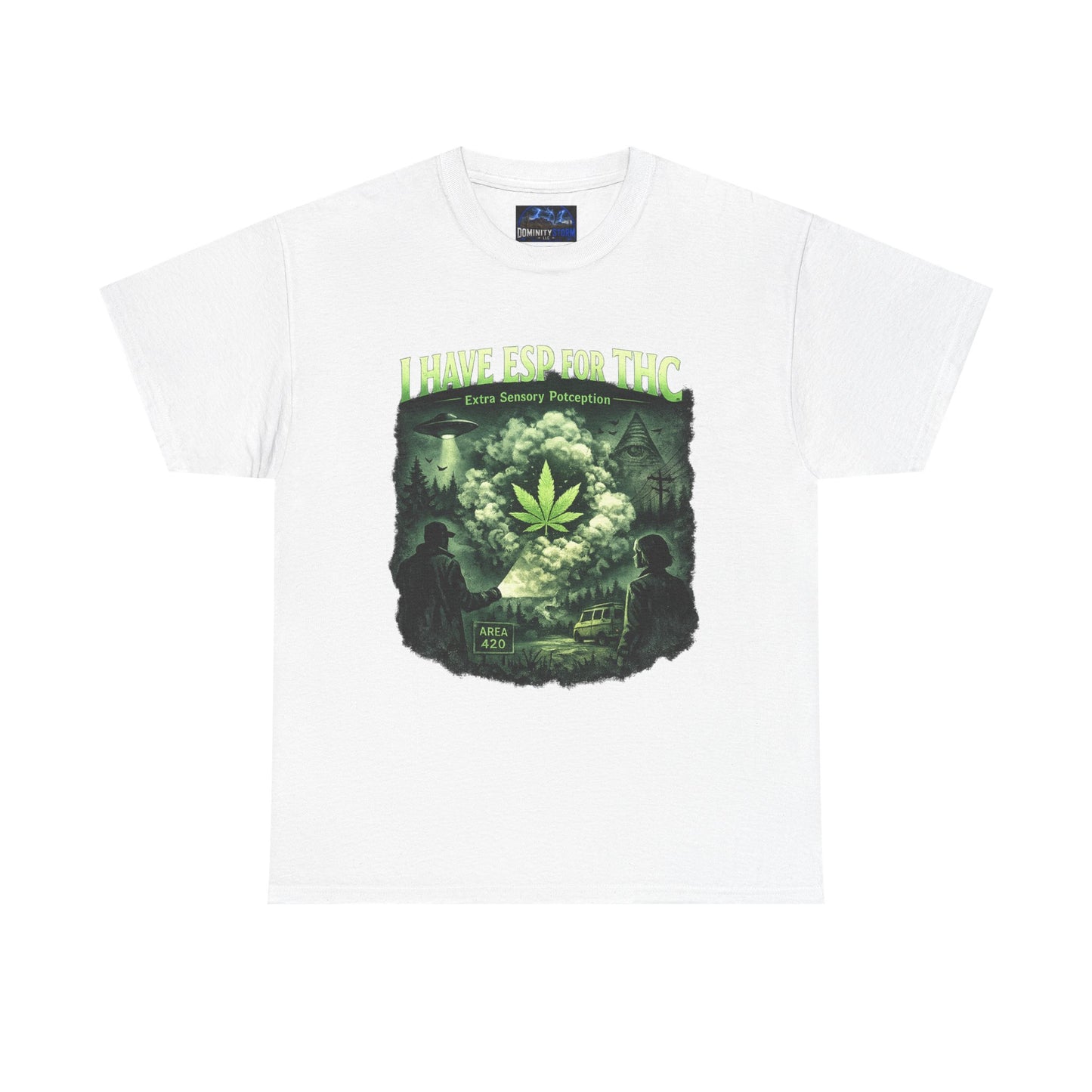Cannabis Vintage Graphic Tee – "I Have Nothing" Green Leaf Retro Shirt