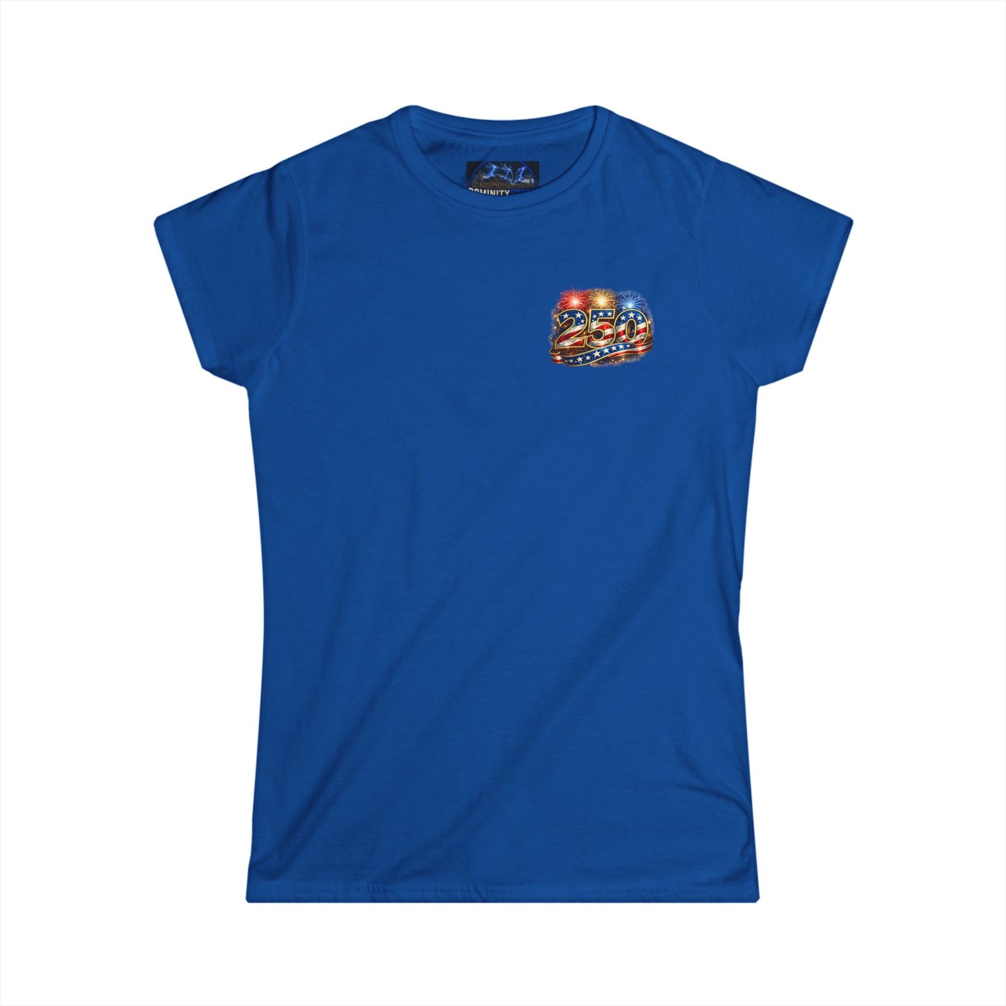 Graphic USA 250 Uncle Sam Strong Vintage Flag Women's Tee