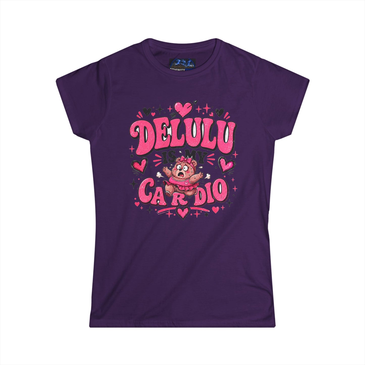 Graphic Women's Delulu Is My Cardio Soft Style Tee