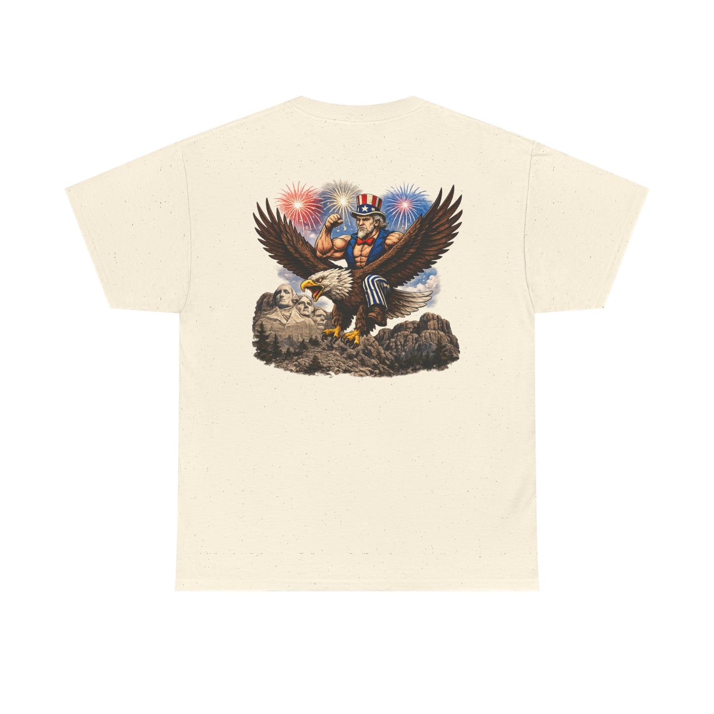 Patriotic Uncle Sam Eagle T-Shirt – 4th of July Fireworks Tee
