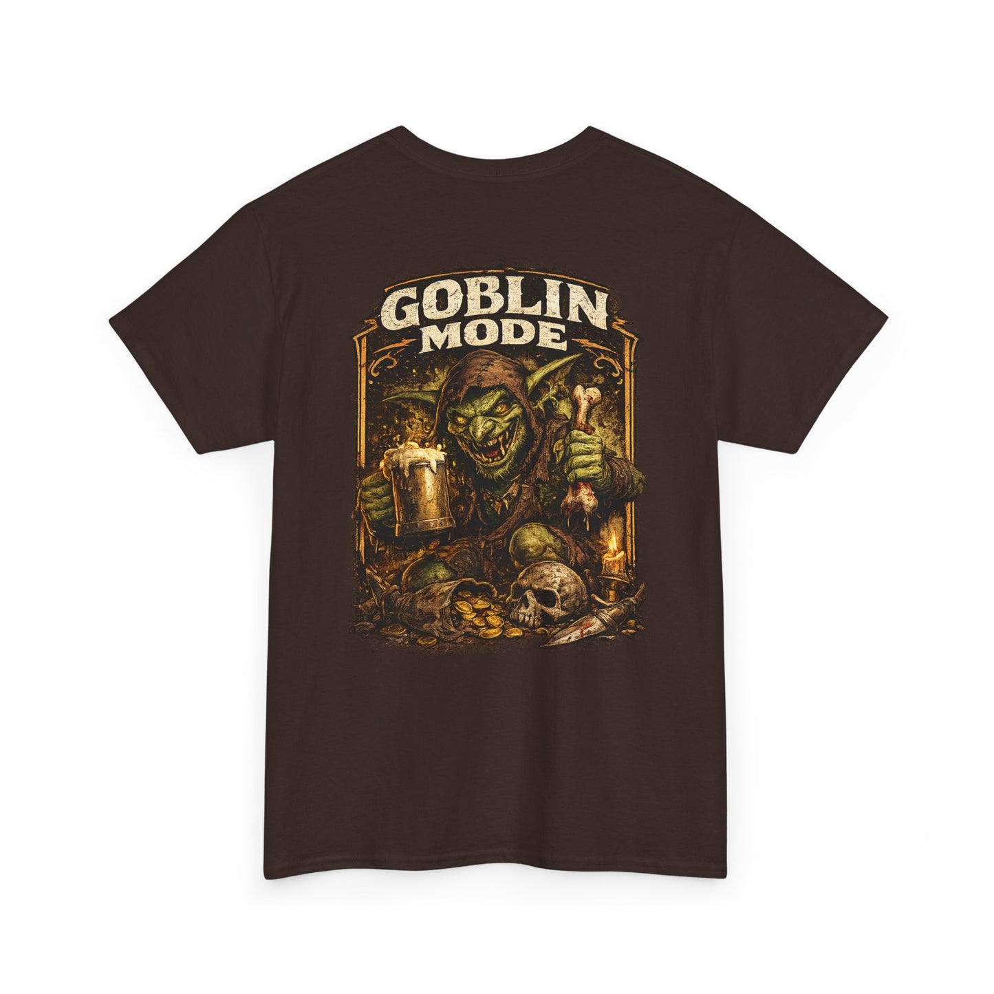 Goblin Mode Tee — Fantasy Goblin Skull Graphic T-Shirt