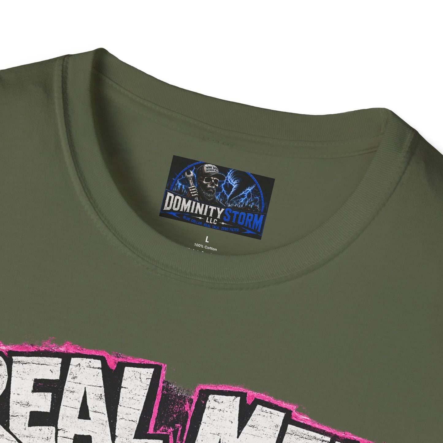 Real Men Eat Pink T-Shirt — Funny Bold Graphic Tee for Pride & Breast Cancer Awareness