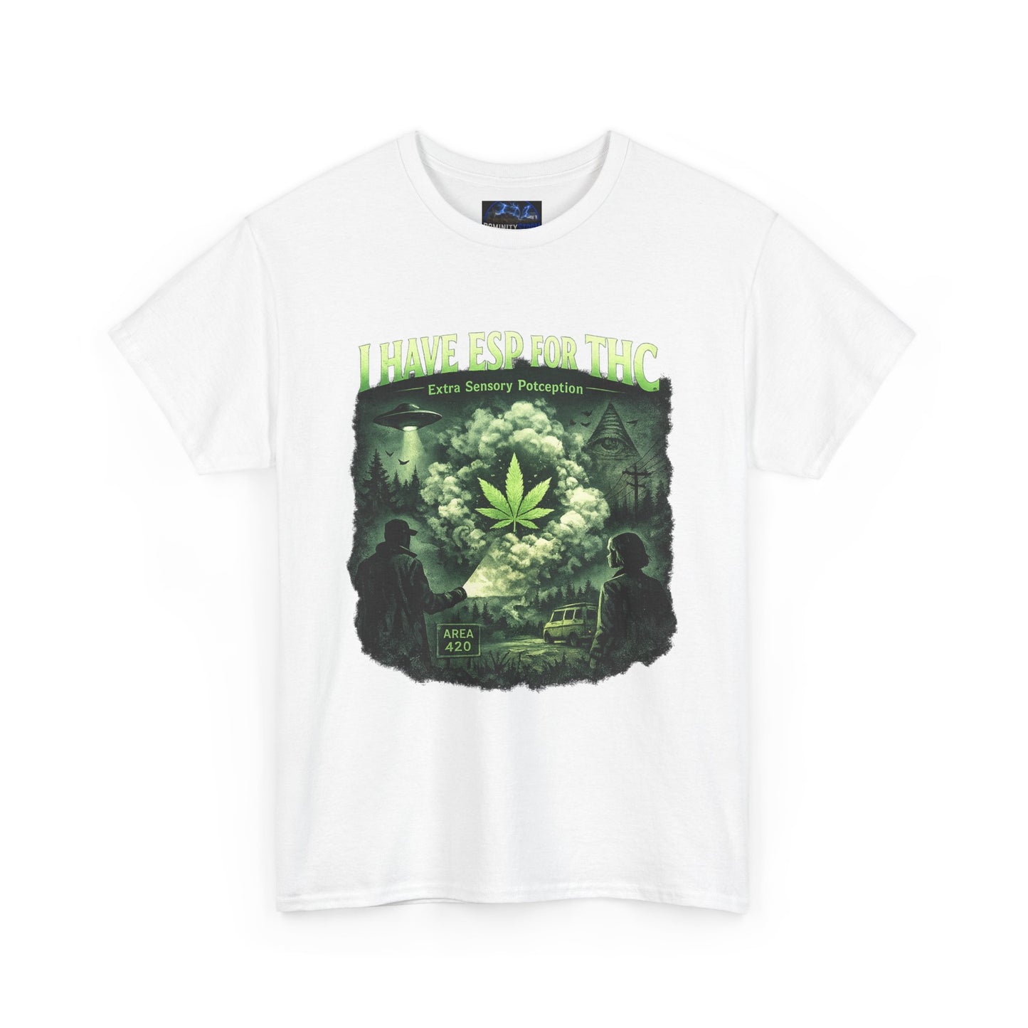 Cannabis Vintage Graphic Tee – "I Have Nothing" Green Leaf Retro Shirt