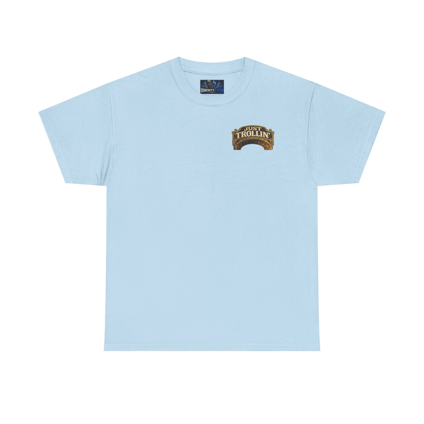 T-Shirt — "Just Trollin'" Vintage Fantasy Troll Graphic Tee