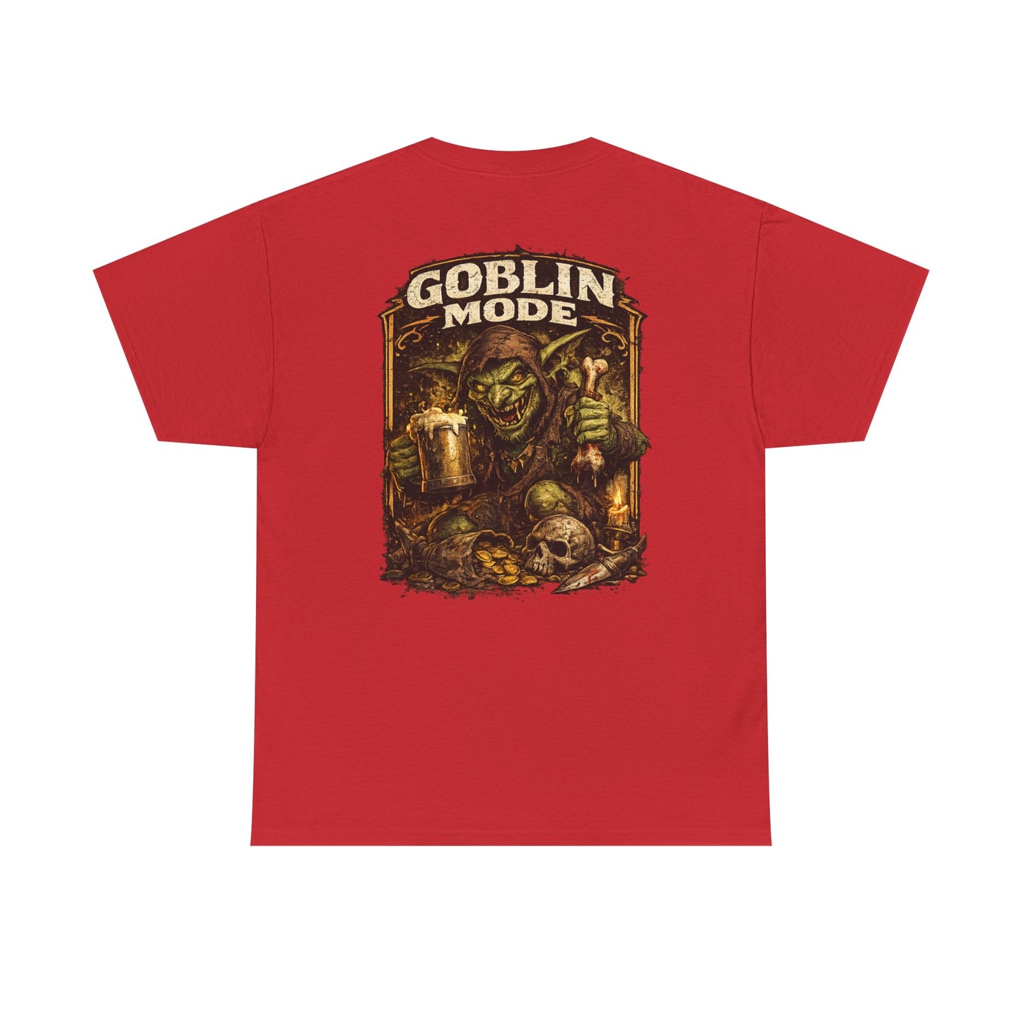 Goblin Mode Tee — Fantasy Goblin Skull Graphic T-Shirt