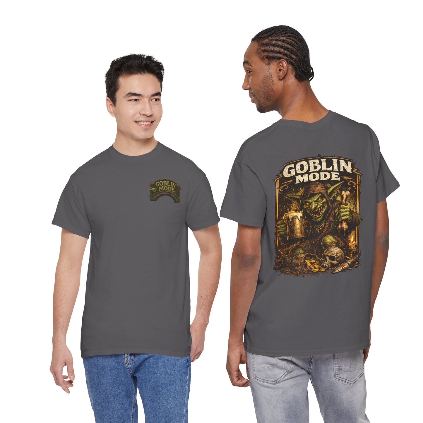 Goblin Mode Tee — Fantasy Goblin Skull Graphic T-Shirt