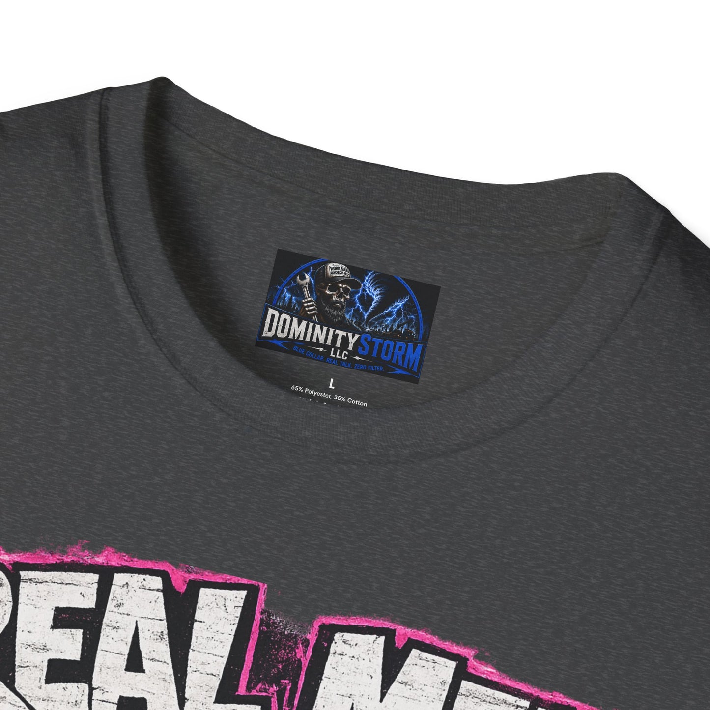 Real Men Eat Pink T-Shirt — Funny Bold Graphic Tee for Pride & Breast Cancer Awareness