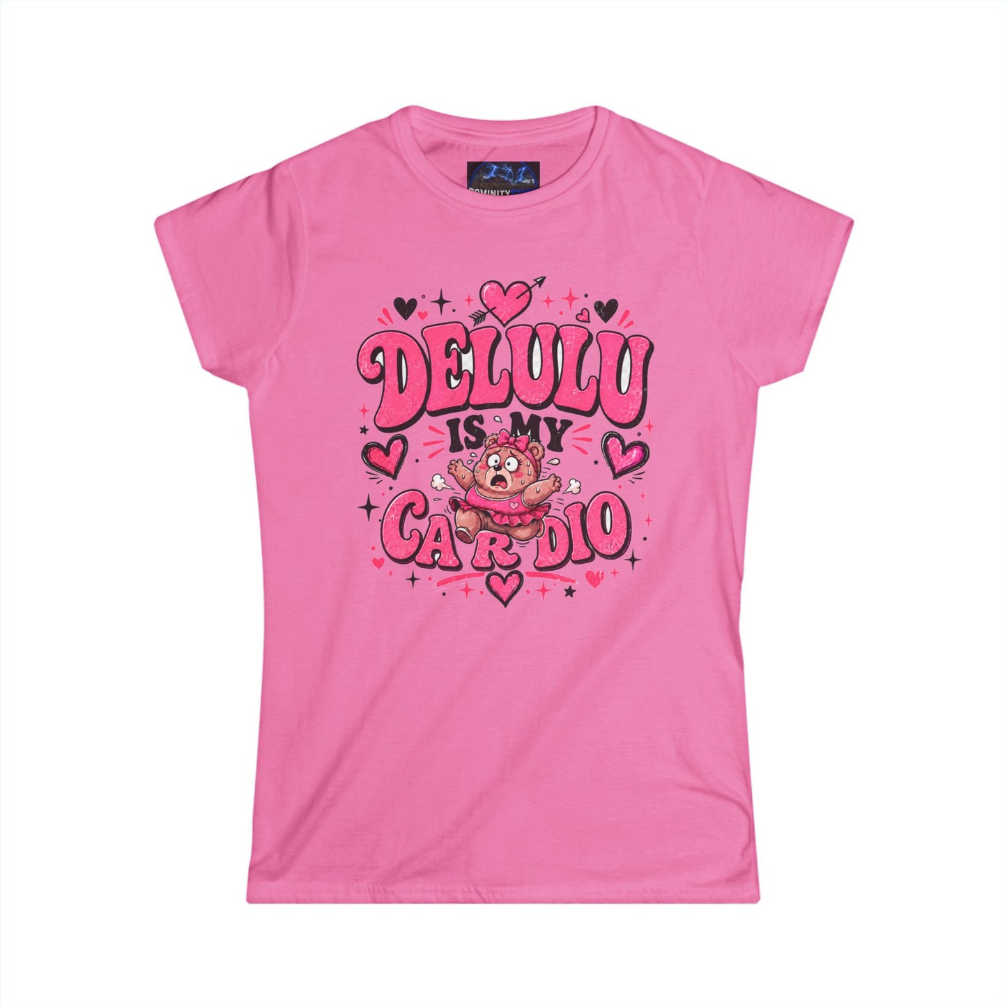 Graphic Women's Delulu Is My Cardio Soft Style Tee