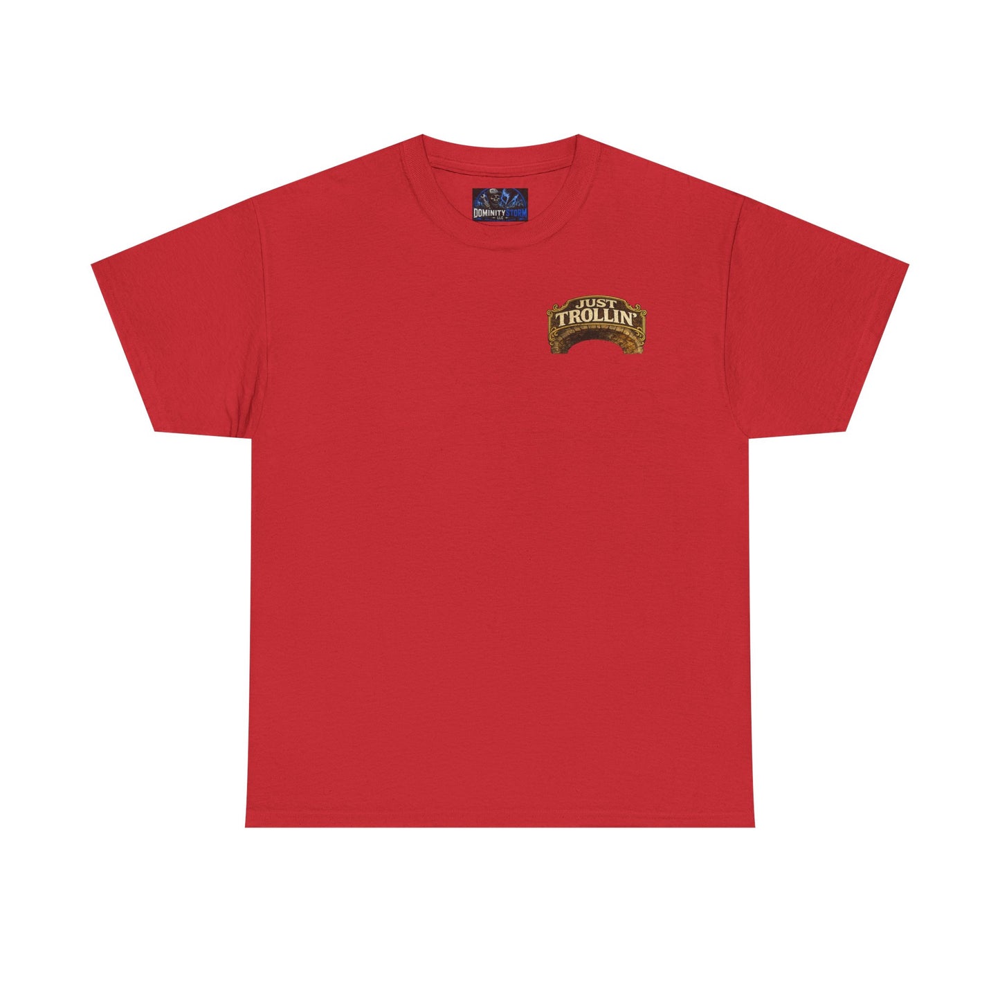 T-Shirt — "Just Trollin'" Vintage Fantasy Troll Graphic Tee