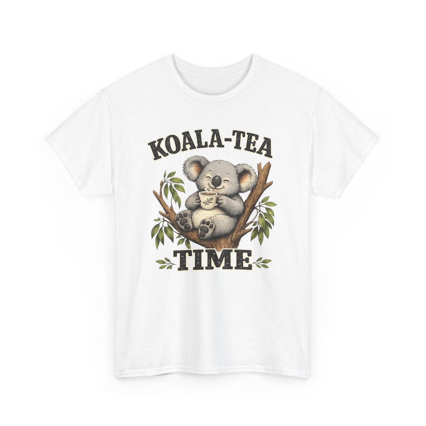 Koala-Tea Time T-Shirt — Cute Koala Tea Lovers Graphic Tee