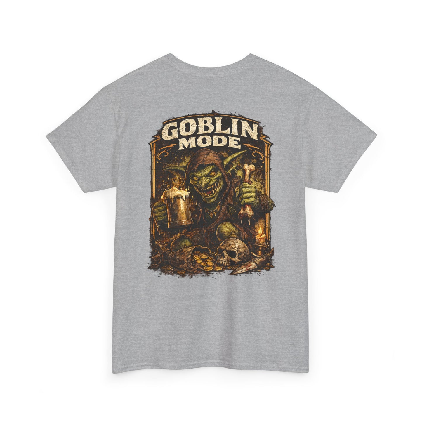 Goblin Mode Tee — Fantasy Goblin Skull Graphic T-Shirt