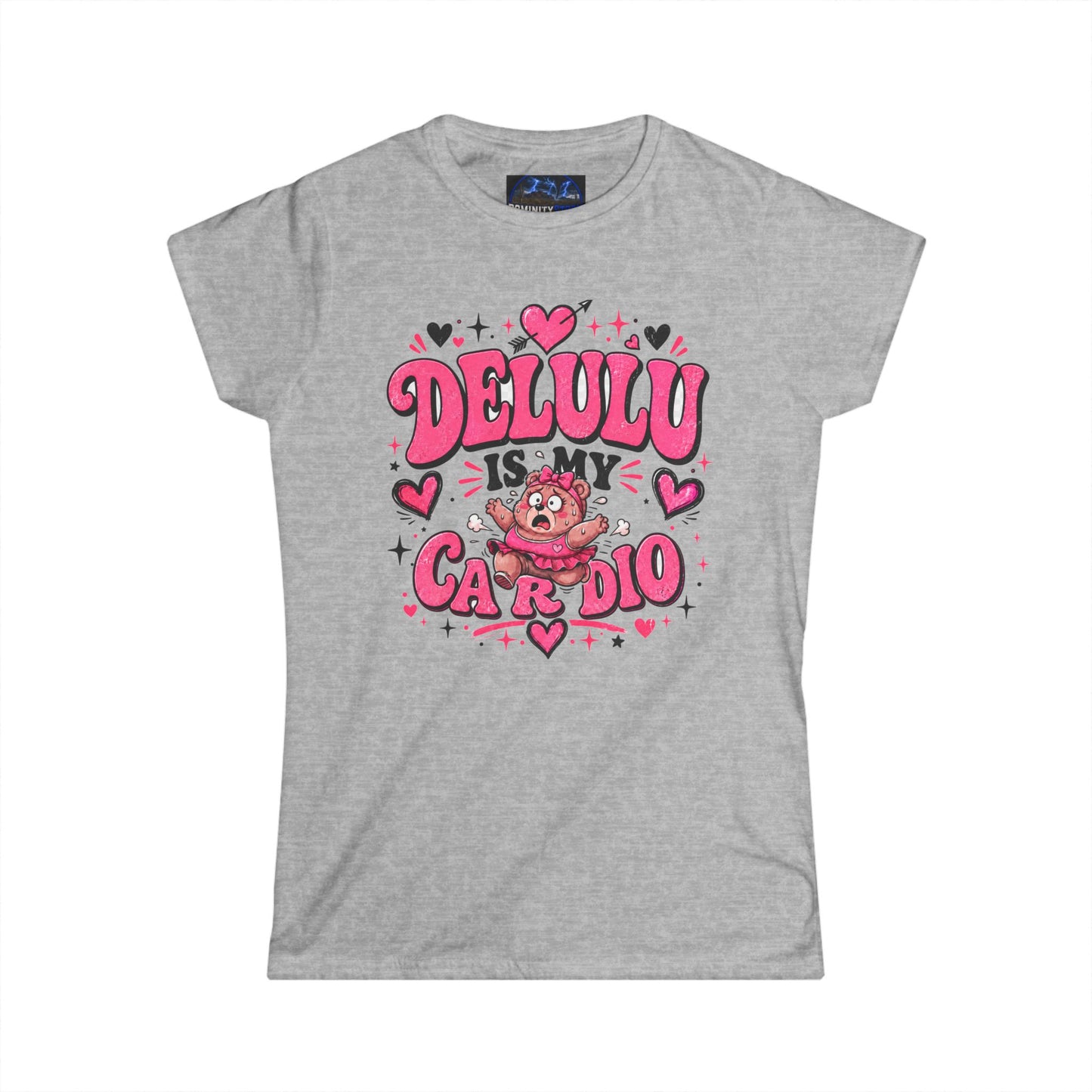 Graphic Women's Delulu Is My Cardio Soft Style Tee