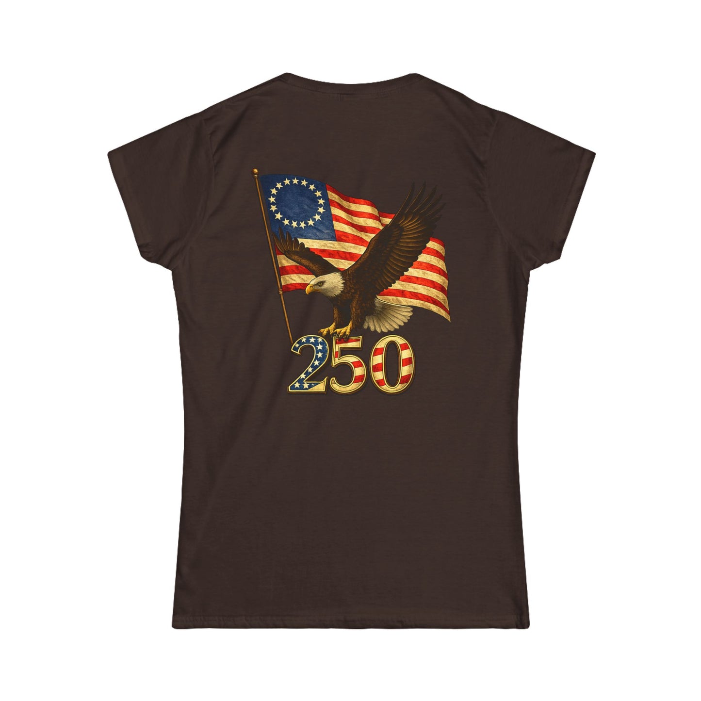 Graphic Patriotic Eagle Tee — 250th USA Flag Anniversary Women's T‑Shirt