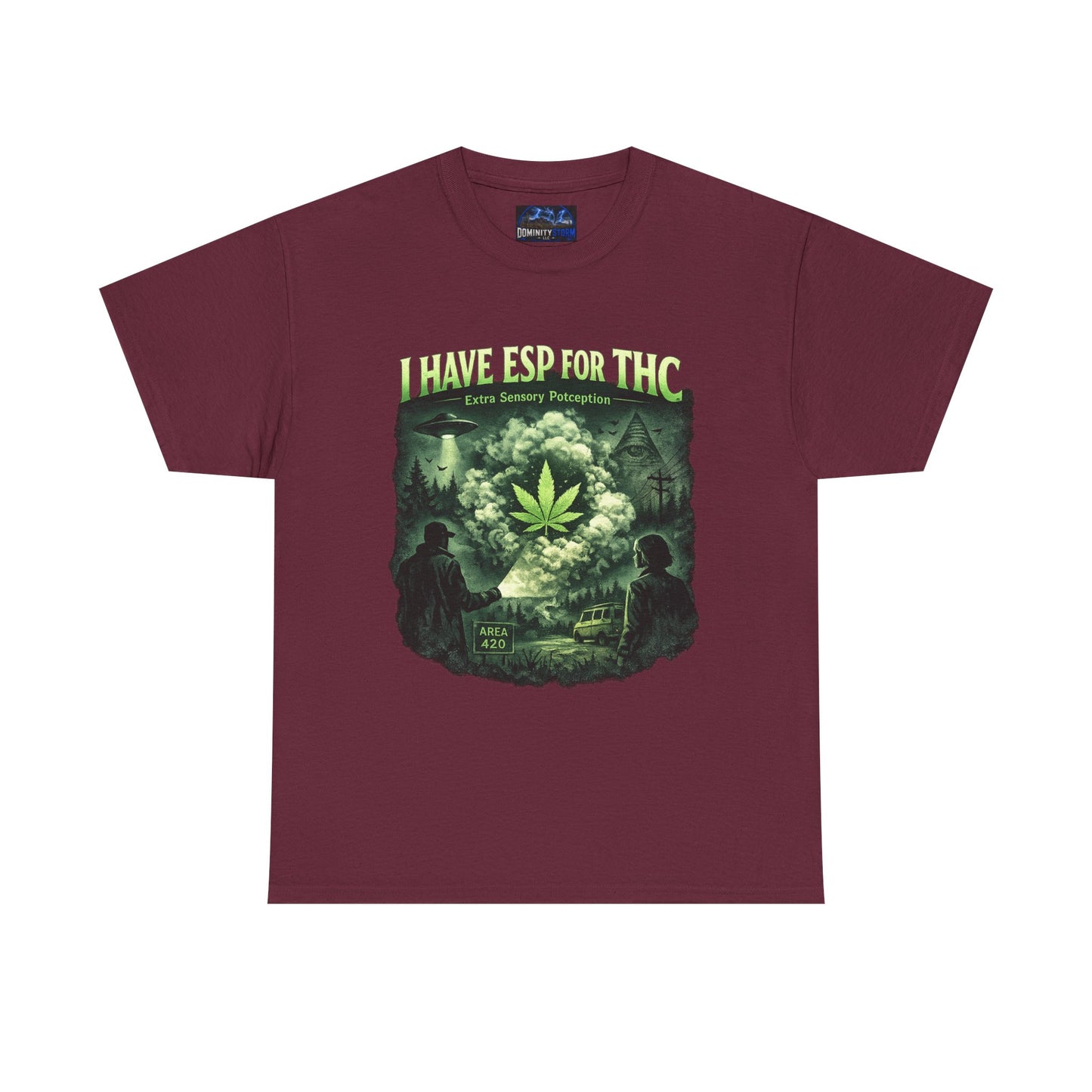 Cannabis Vintage Graphic Tee – "I Have Nothing" Green Leaf Retro Shirt