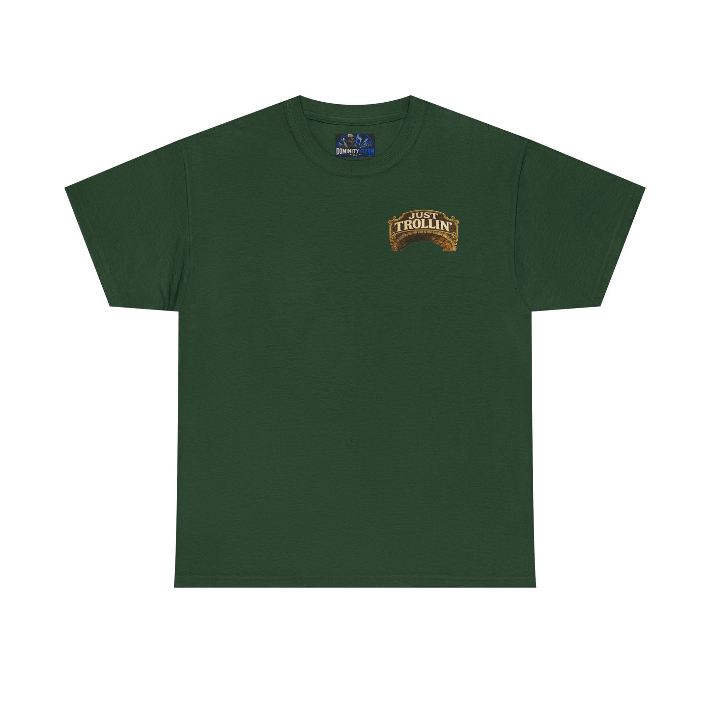 T-Shirt — "Just Trollin'" Vintage Fantasy Troll Graphic Tee