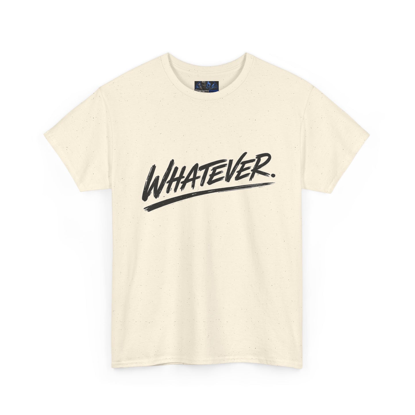 Whatever Graphic Tee — Casual Script Attitude T-Shirt