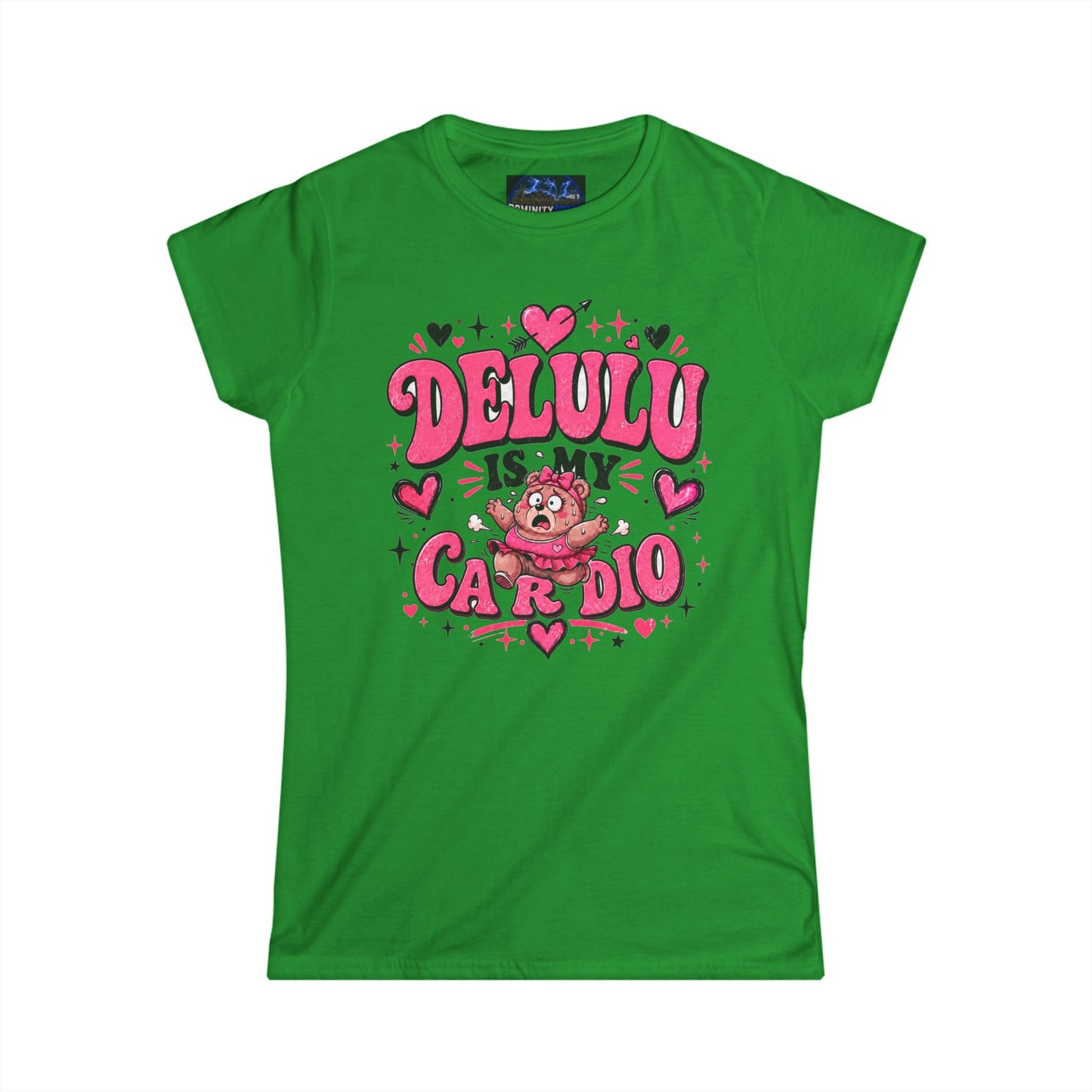 Graphic Women's Delulu Is My Cardio Soft Style Tee