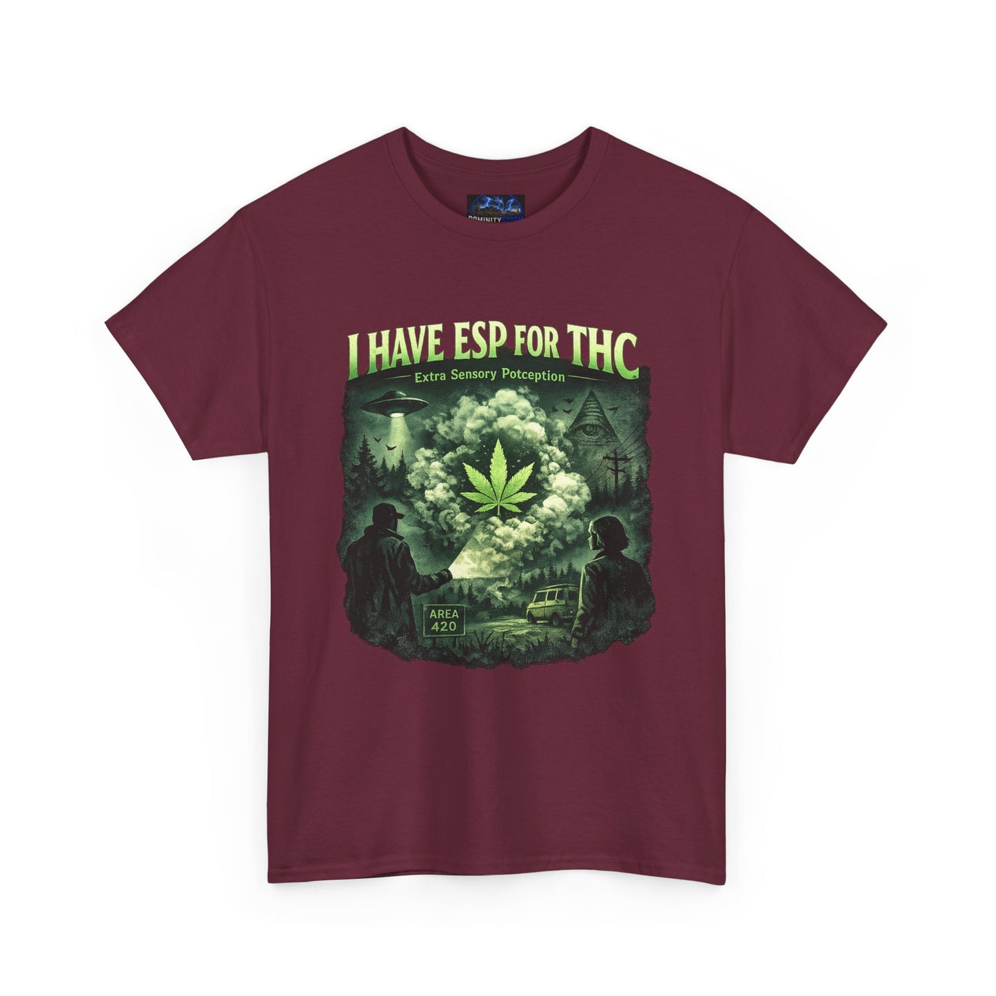 Cannabis Vintage Graphic Tee – "I Have Nothing" Green Leaf Retro Shirt