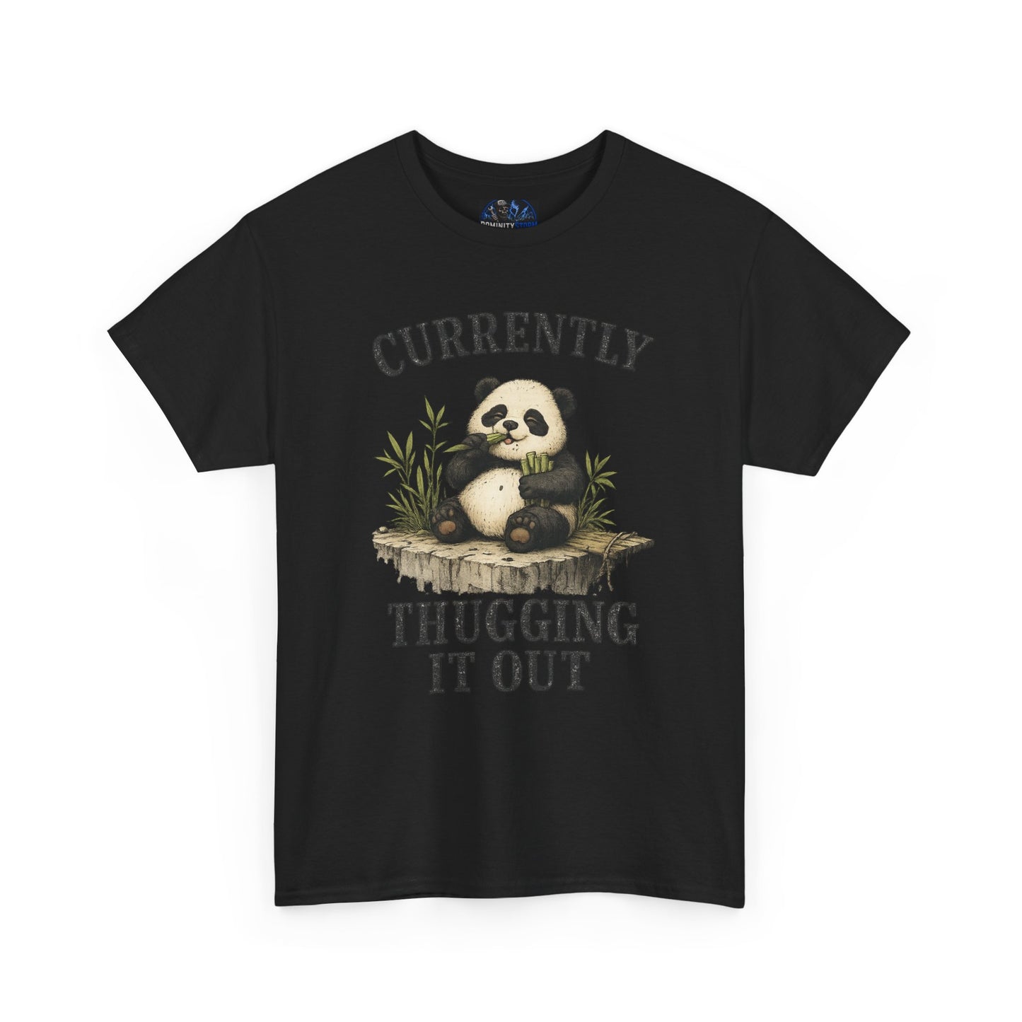 Panda "Currently Thugging It Out" T-Shirt