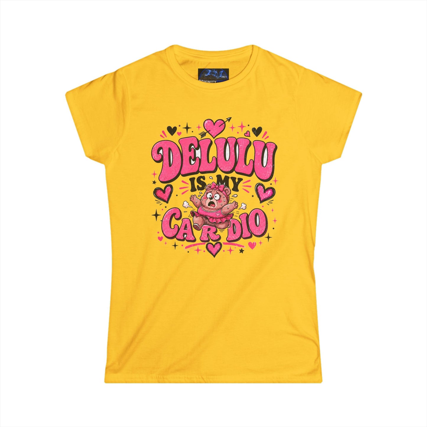 Graphic Women's Delulu Is My Cardio Soft Style Tee