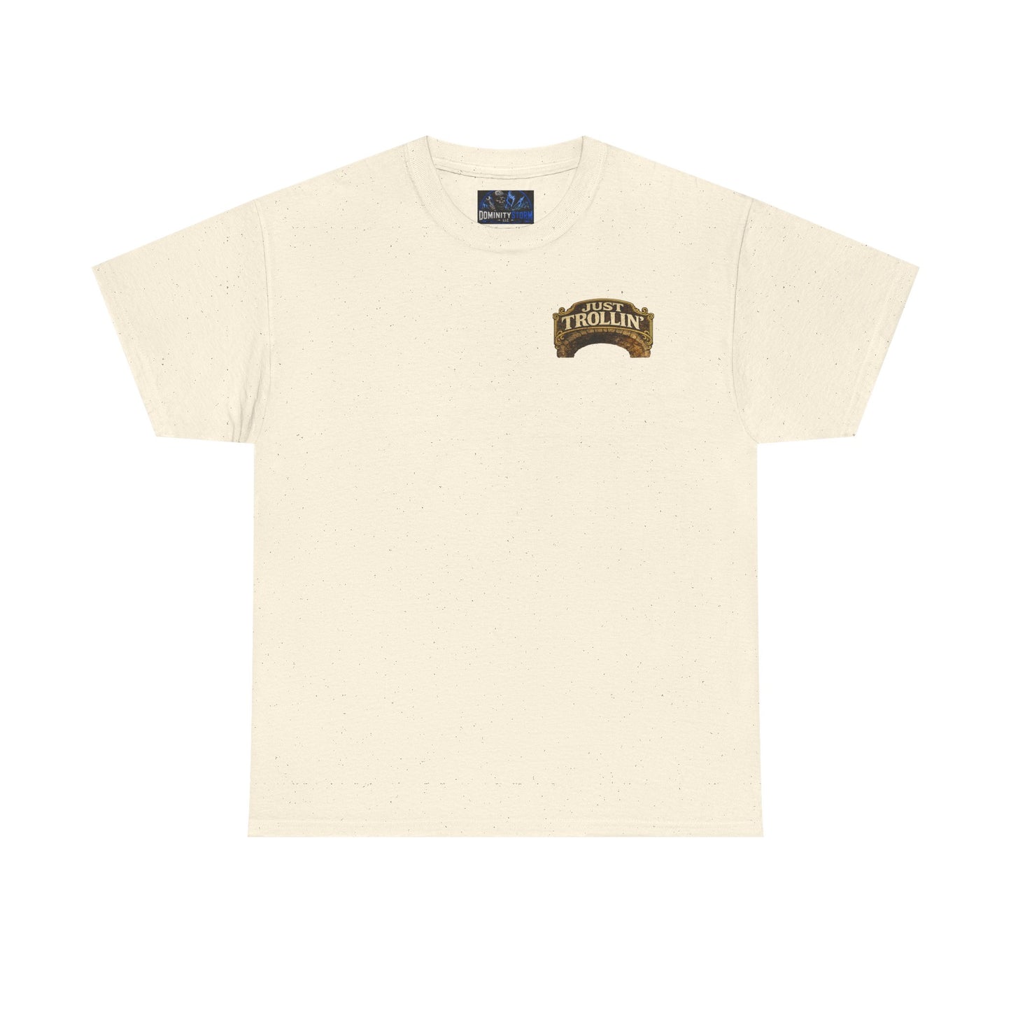 T-Shirt — "Just Trollin'" Vintage Fantasy Troll Graphic Tee
