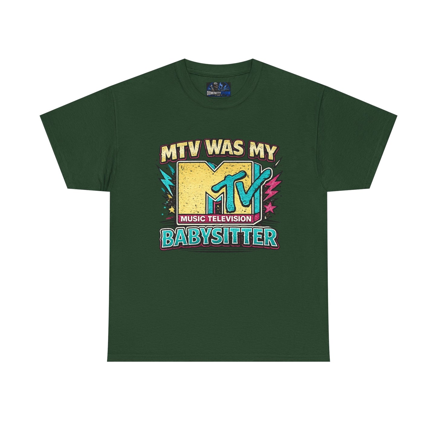 T‑Shirt — "MTV Was My Babysitter" Retro TV Music Logo Tee