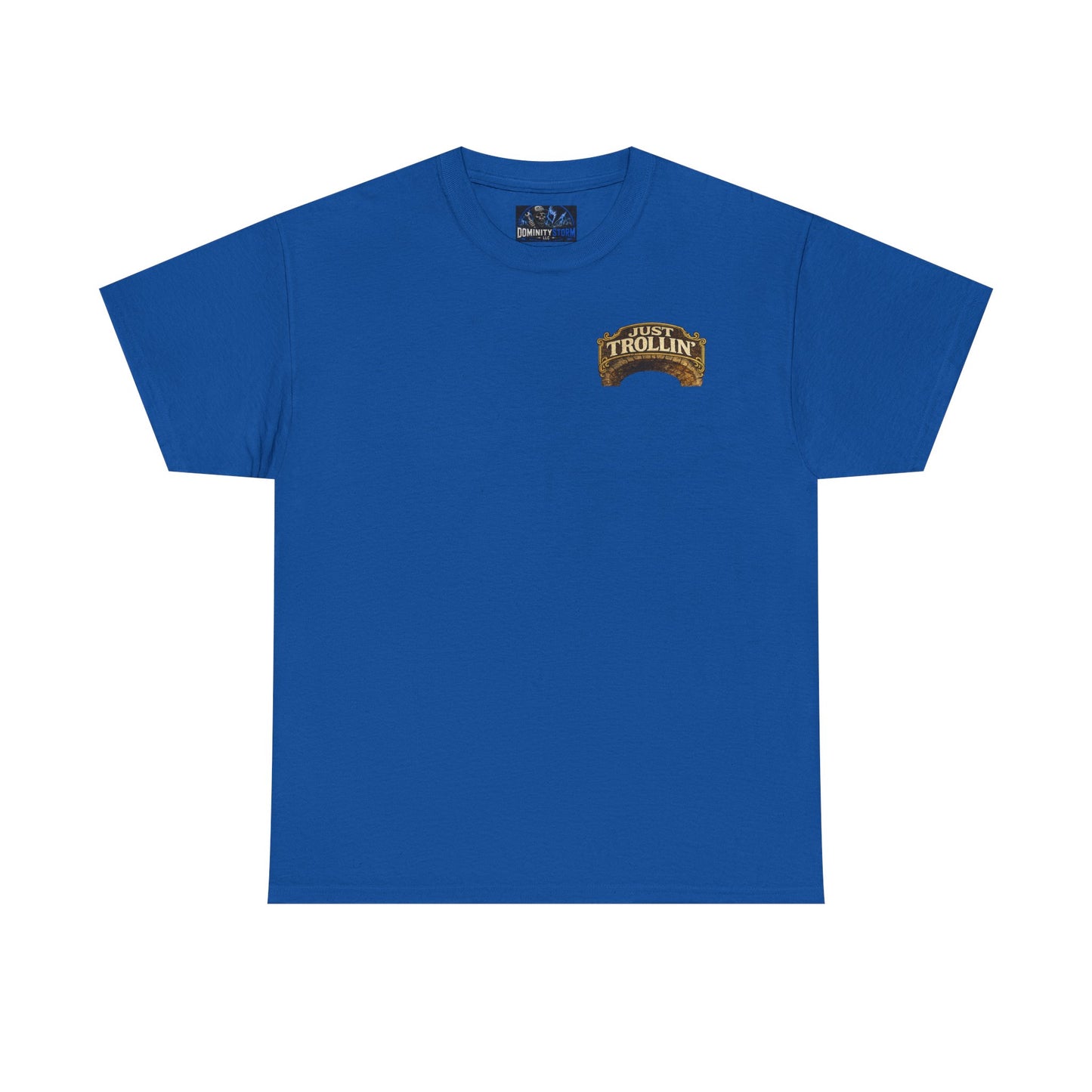 T-Shirt — "Just Trollin'" Vintage Fantasy Troll Graphic Tee
