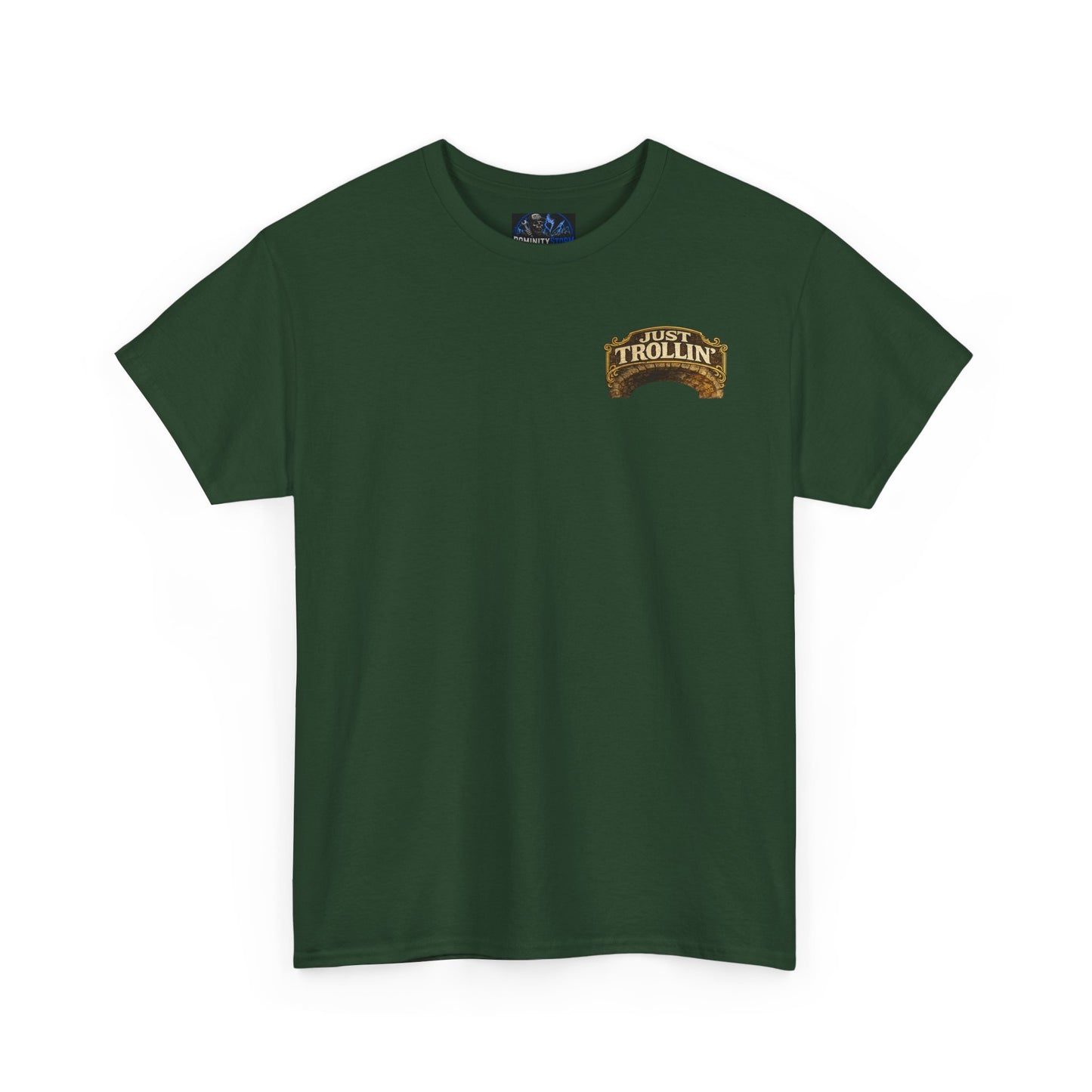 T-Shirt — "Just Trollin'" Vintage Fantasy Troll Graphic Tee