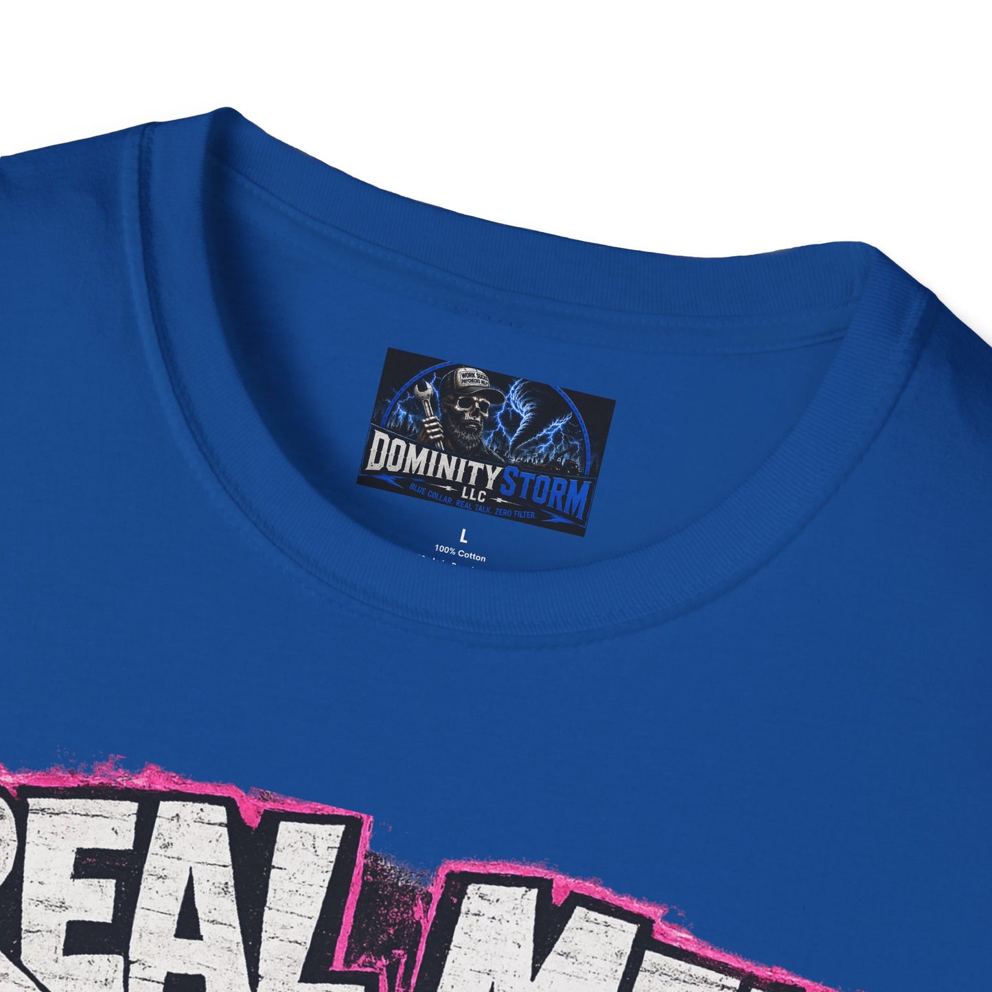 Real Men Eat Pink T-Shirt — Funny Bold Graphic Tee for Pride & Breast Cancer Awareness