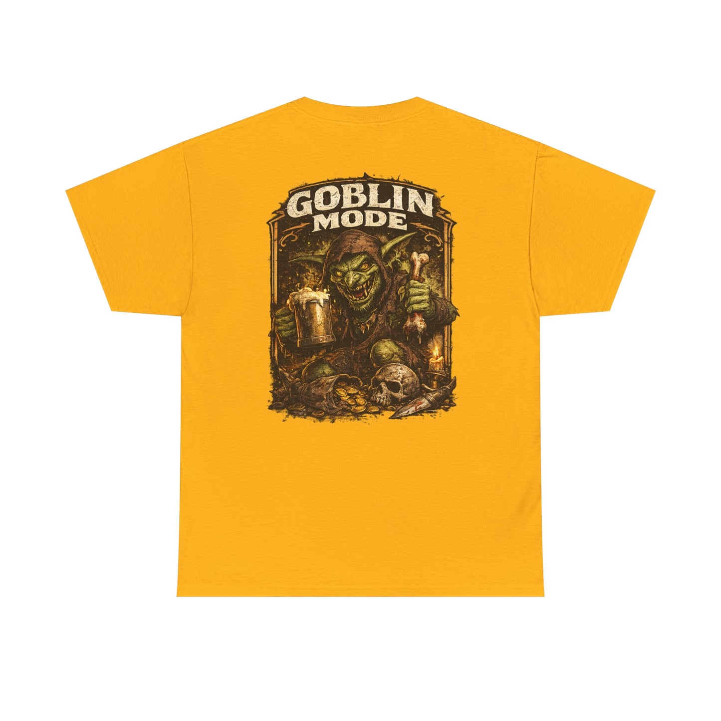 Goblin Mode Tee — Fantasy Goblin Skull Graphic T-Shirt