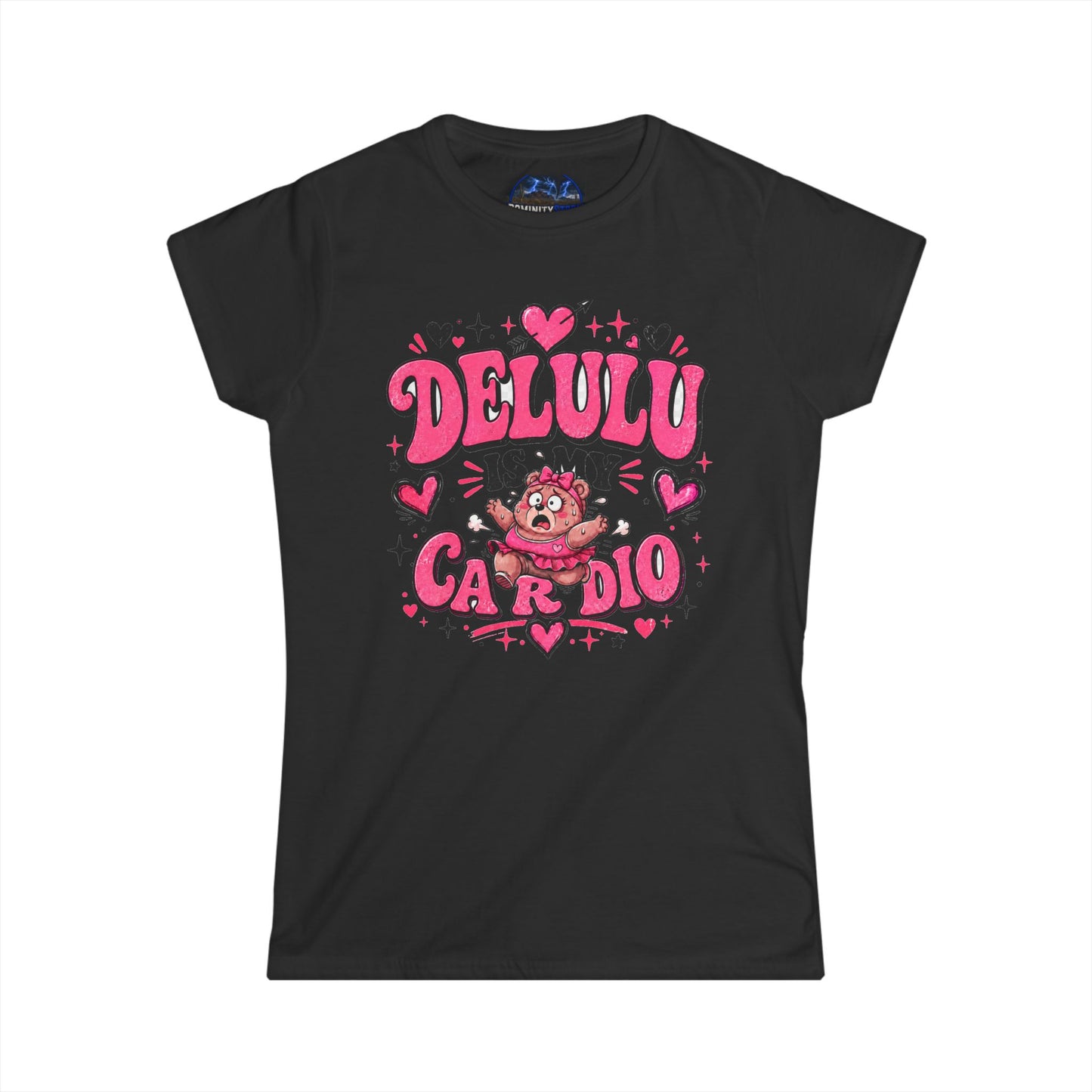 Graphic Women's Delulu Is My Cardio Soft Style Tee