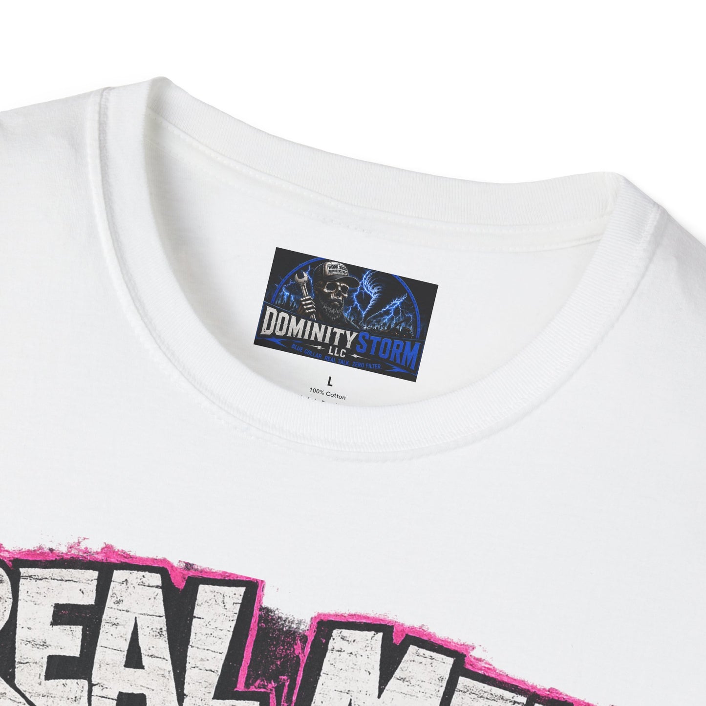 Real Men Eat Pink T-Shirt — Funny Bold Graphic Tee for Pride & Breast Cancer Awareness